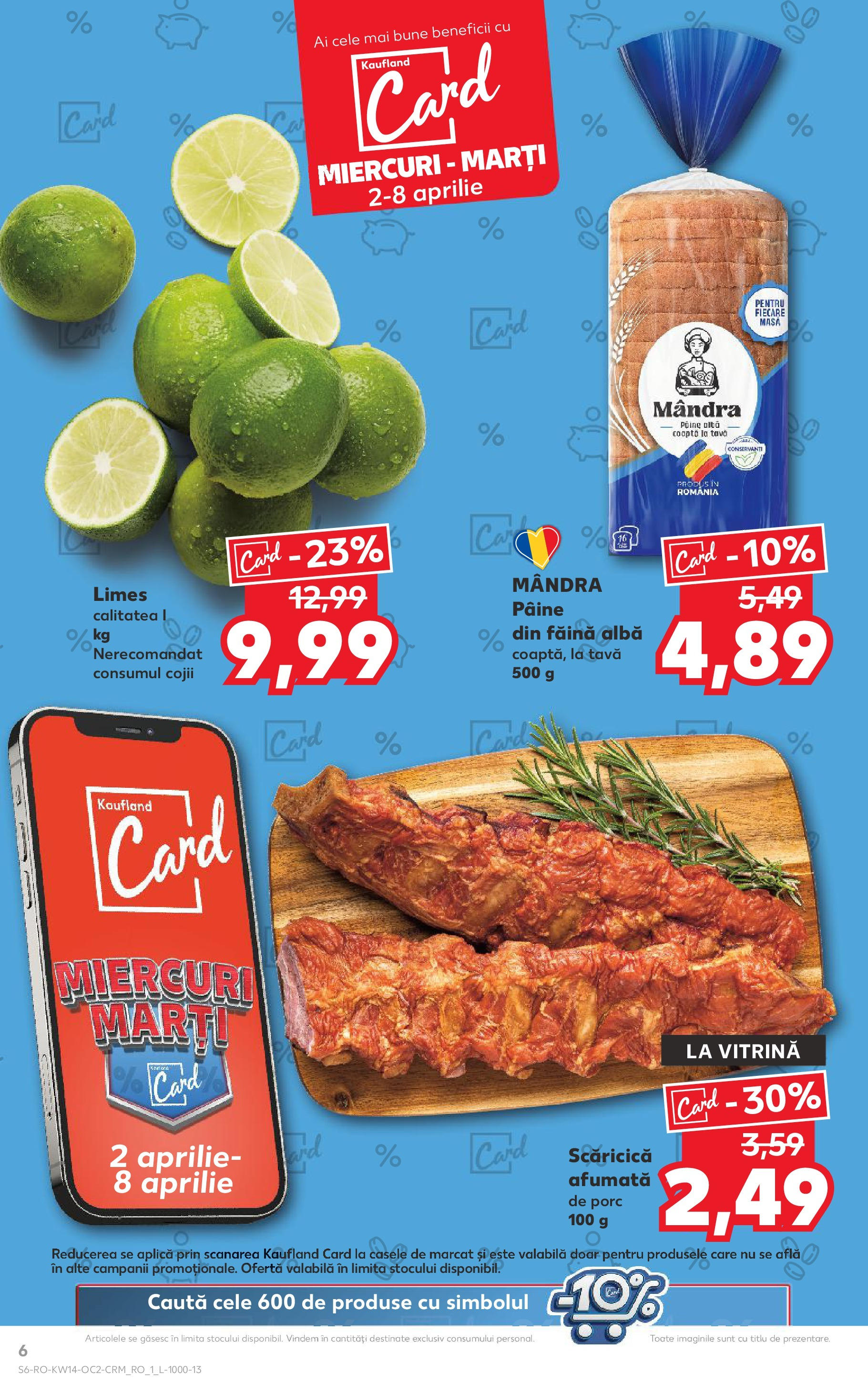 Catalog Kaufland 2 - 8 Aprilie 2025 | Pagina 6 | Produse: Masă, Vitrină, Pâine, Făină