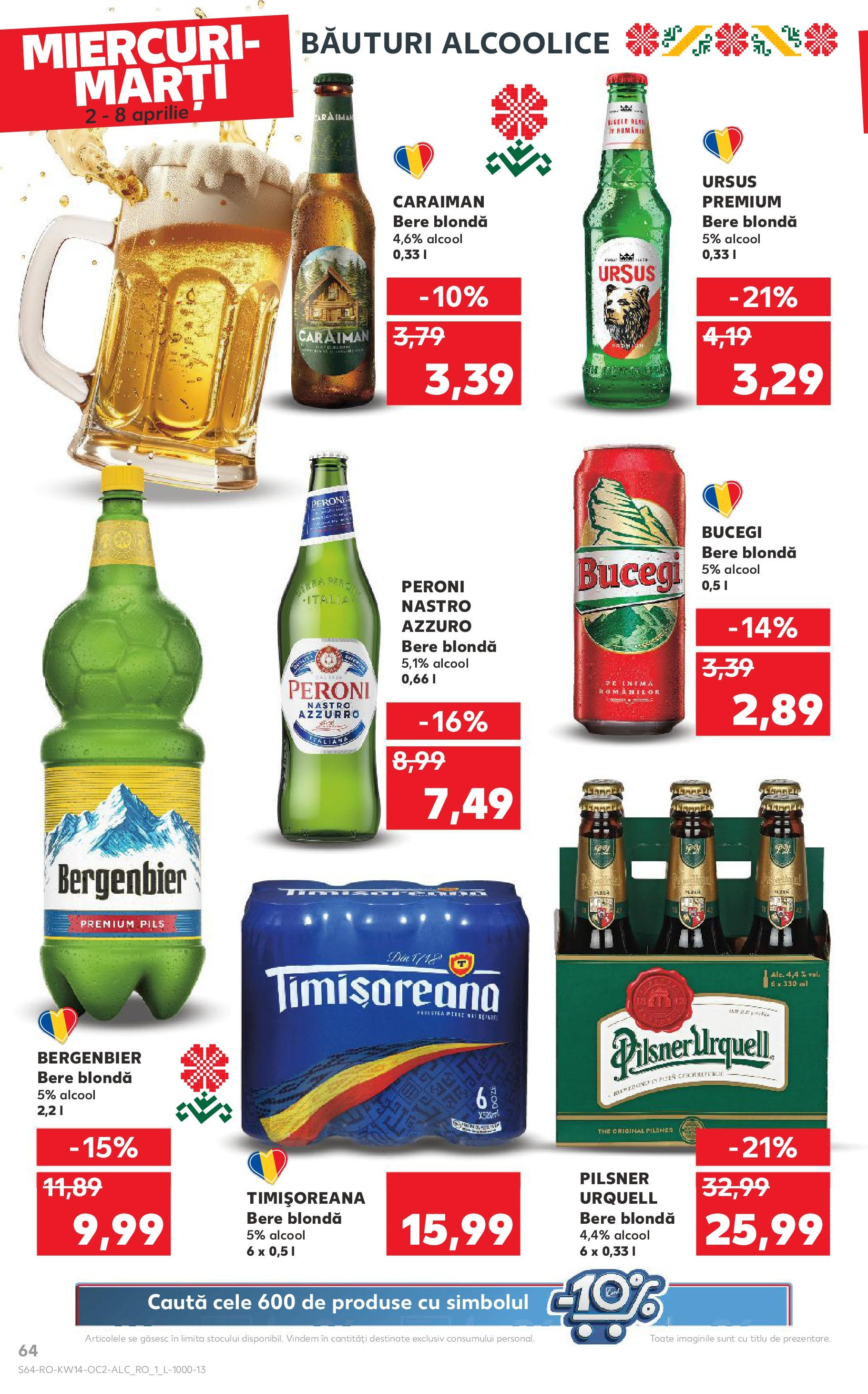 Catalog Kaufland 2 - 8 Aprilie 2025 | Pagina 64 | Produse: Bere, Plastik Kulübe