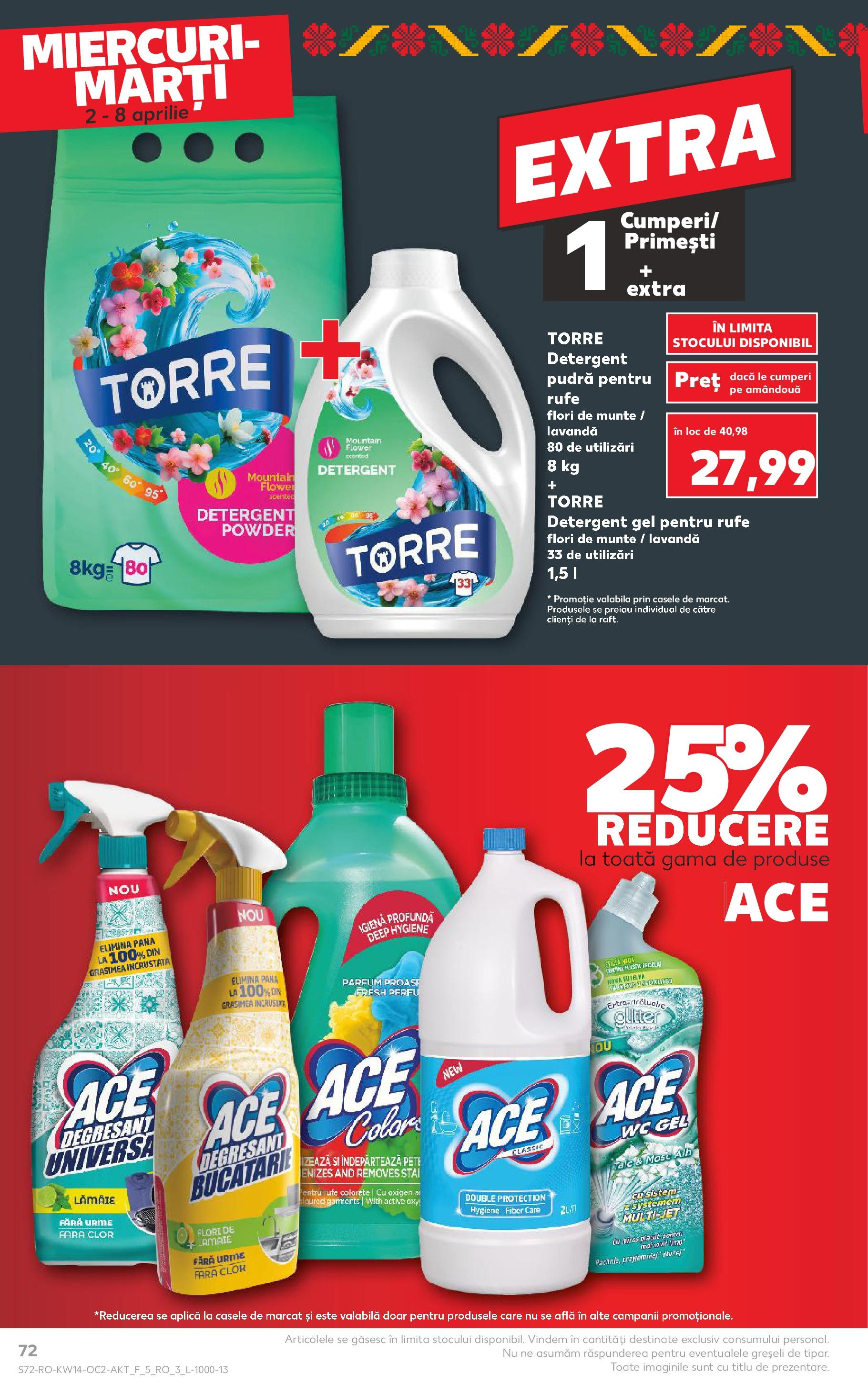 Catalog Kaufland 2 - 8 Aprilie 2025 | Pagina 72 | Produse: Bucătărie, Parfum, Pudră, Detergent