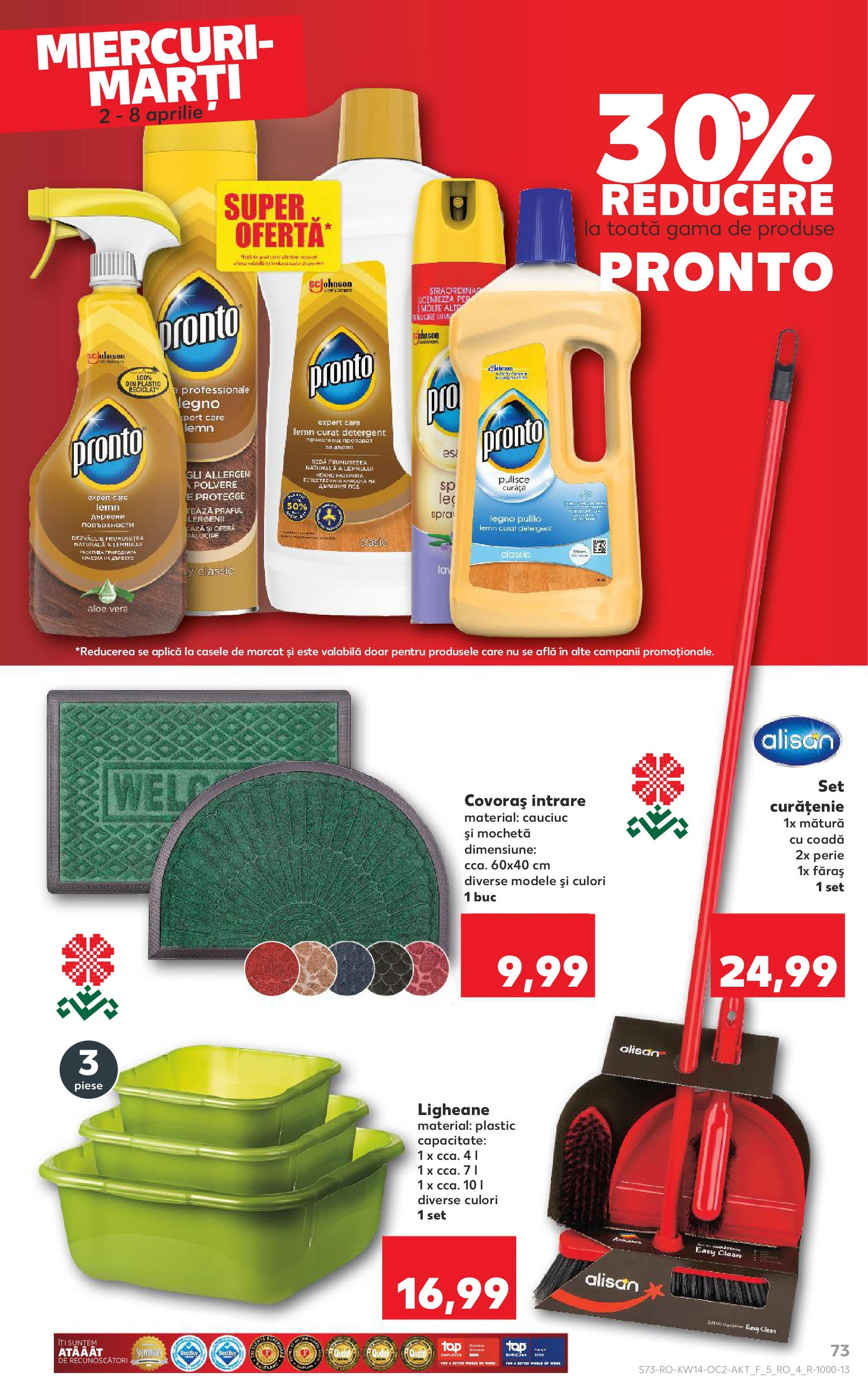 Catalog Kaufland 2 - 8 Aprilie 2025 | Pagina 73 | Produse: Pomelo, Aloe vera, Perie, Detergent
