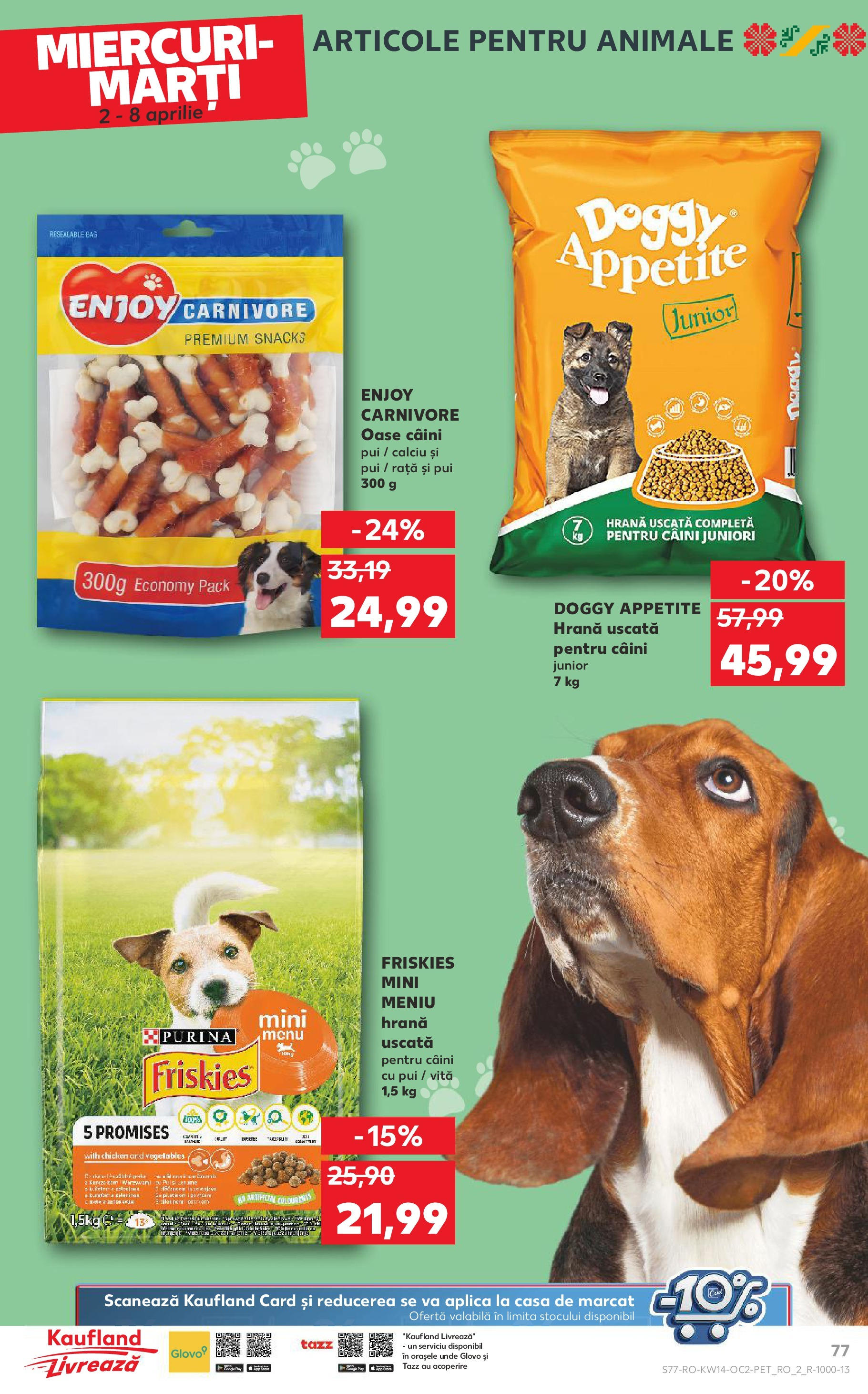 Catalog Kaufland 2 - 8 Aprilie 2025 | Pagina 77 | Produse: Hacıyatmaz Kedi Oyuncağı, Rață