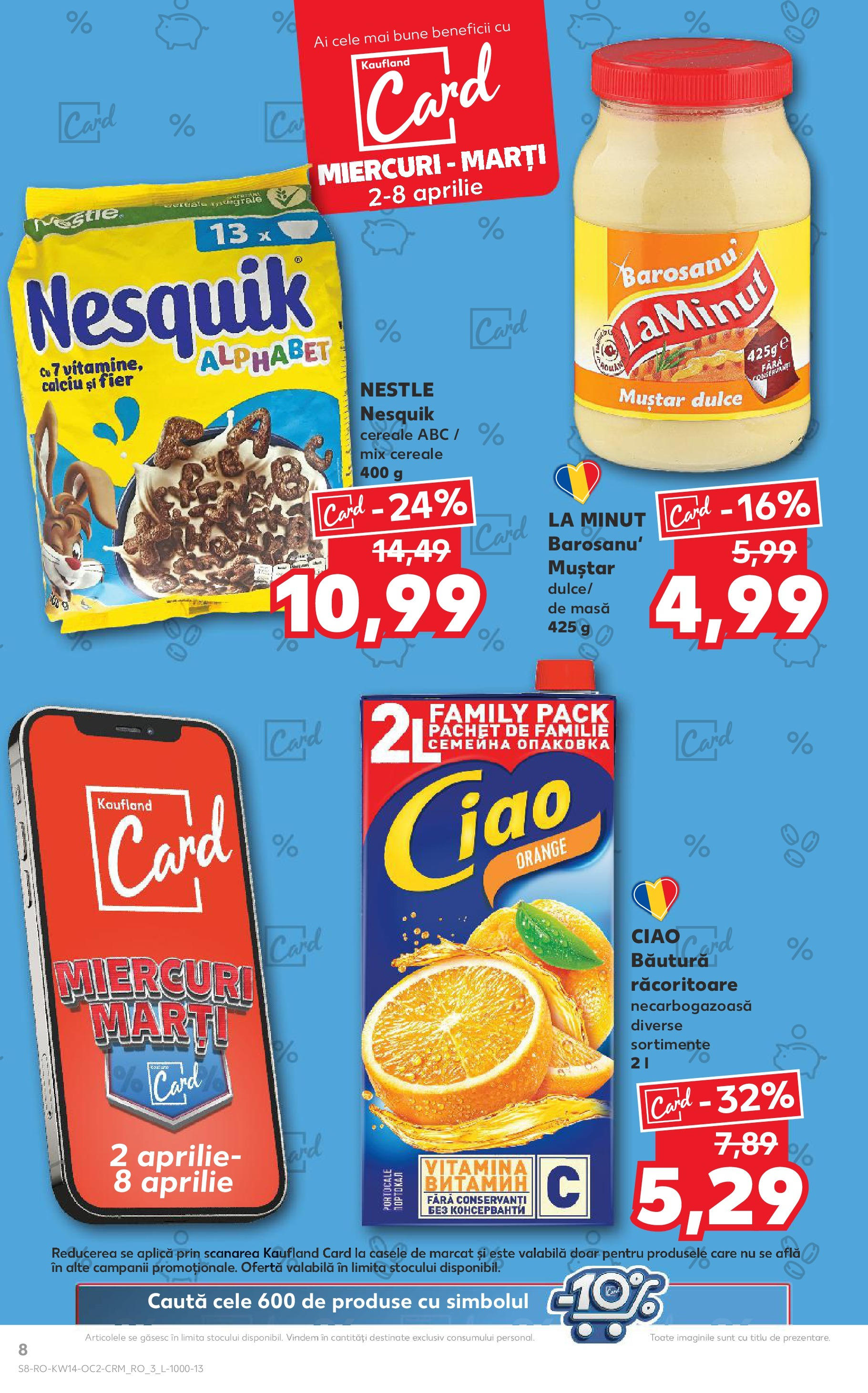 Catalog Kaufland 2 - 8 Aprilie 2025 | Pagina 8 | Produse: Masă, Portocale, Muștar, Cereale