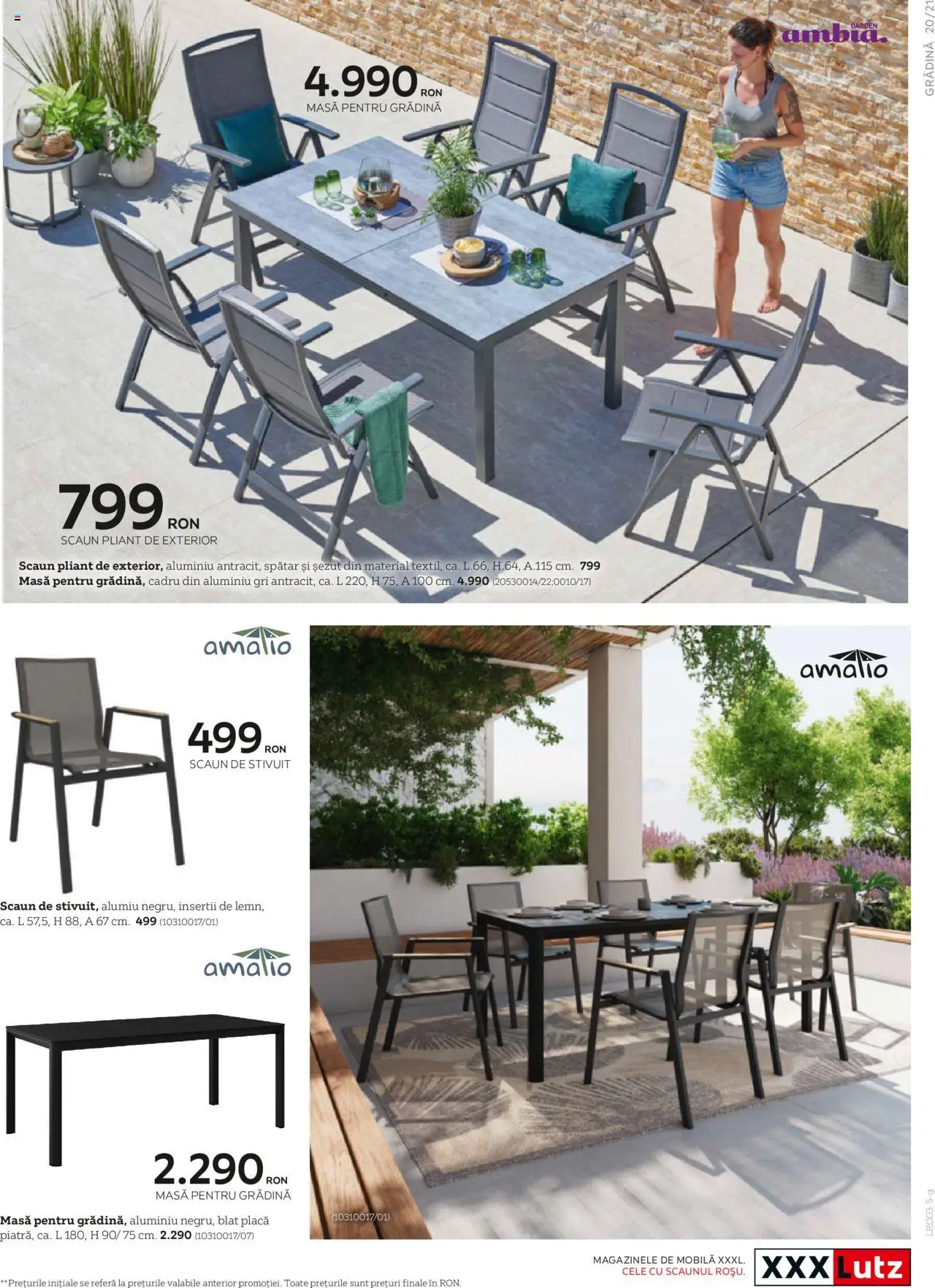 Catalog XXXLutz 10 Martie - 30 Septembrie 2025 | Pagina 21 | Produse: Masă, Scaun, Onion