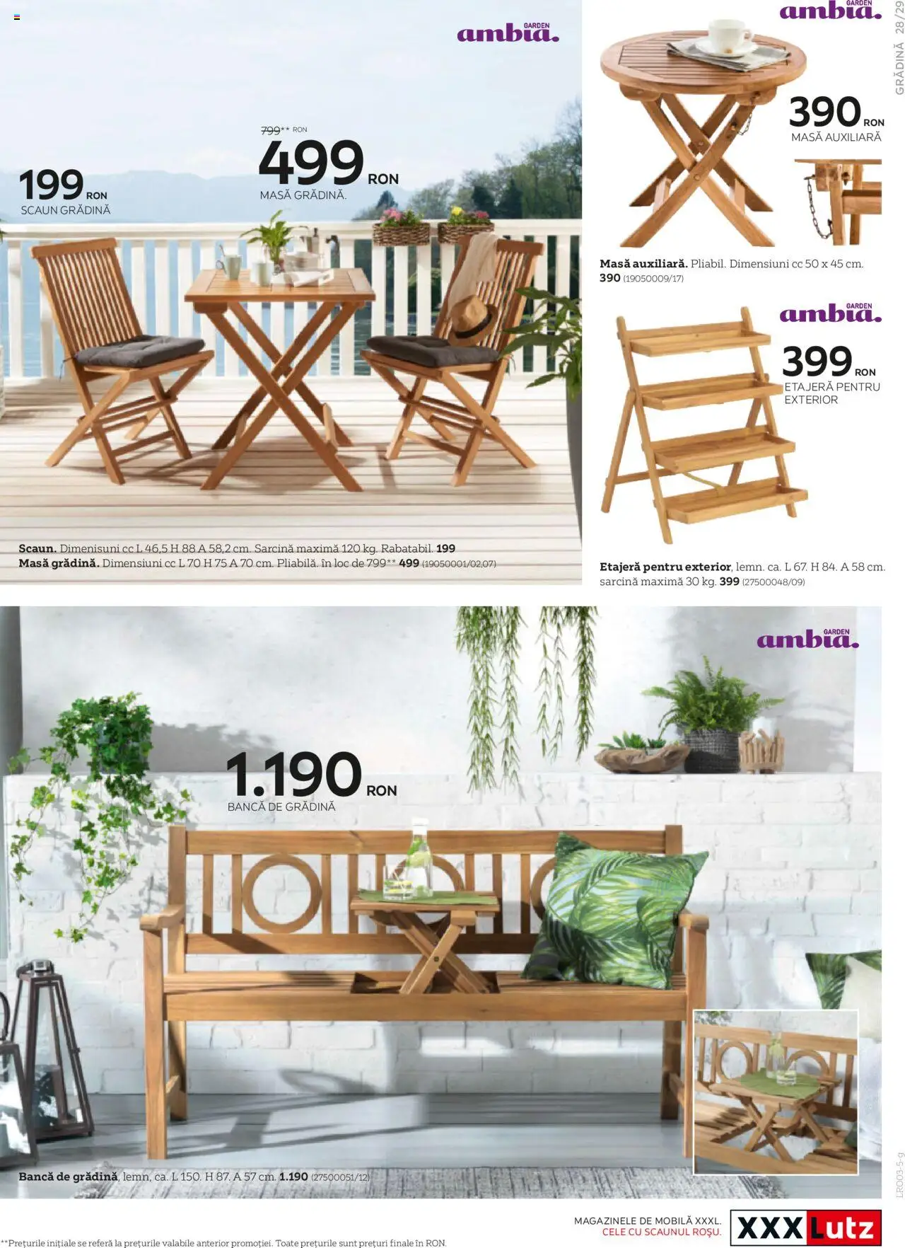 Catalog XXXLutz 10 Martie - 30 Septembrie 2025 | Pagina 29 | Produse: Masă, Scaun, Bancă, Etajeră