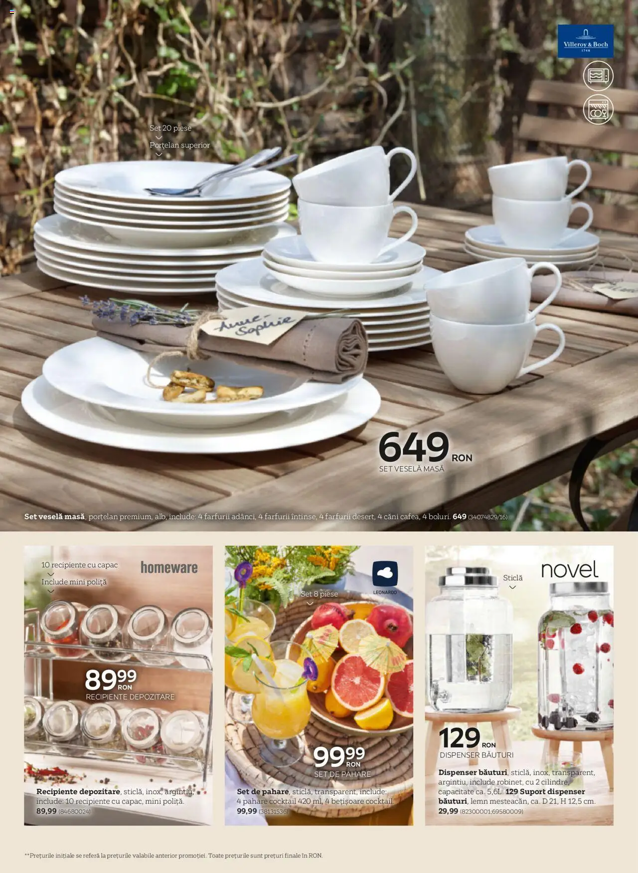 Catalog XXXLutz 10 Martie - 30 Septembrie 2025 | Pagina 40 | Produse: Pahare, Recipiente, Cocktail, Dağ çileği