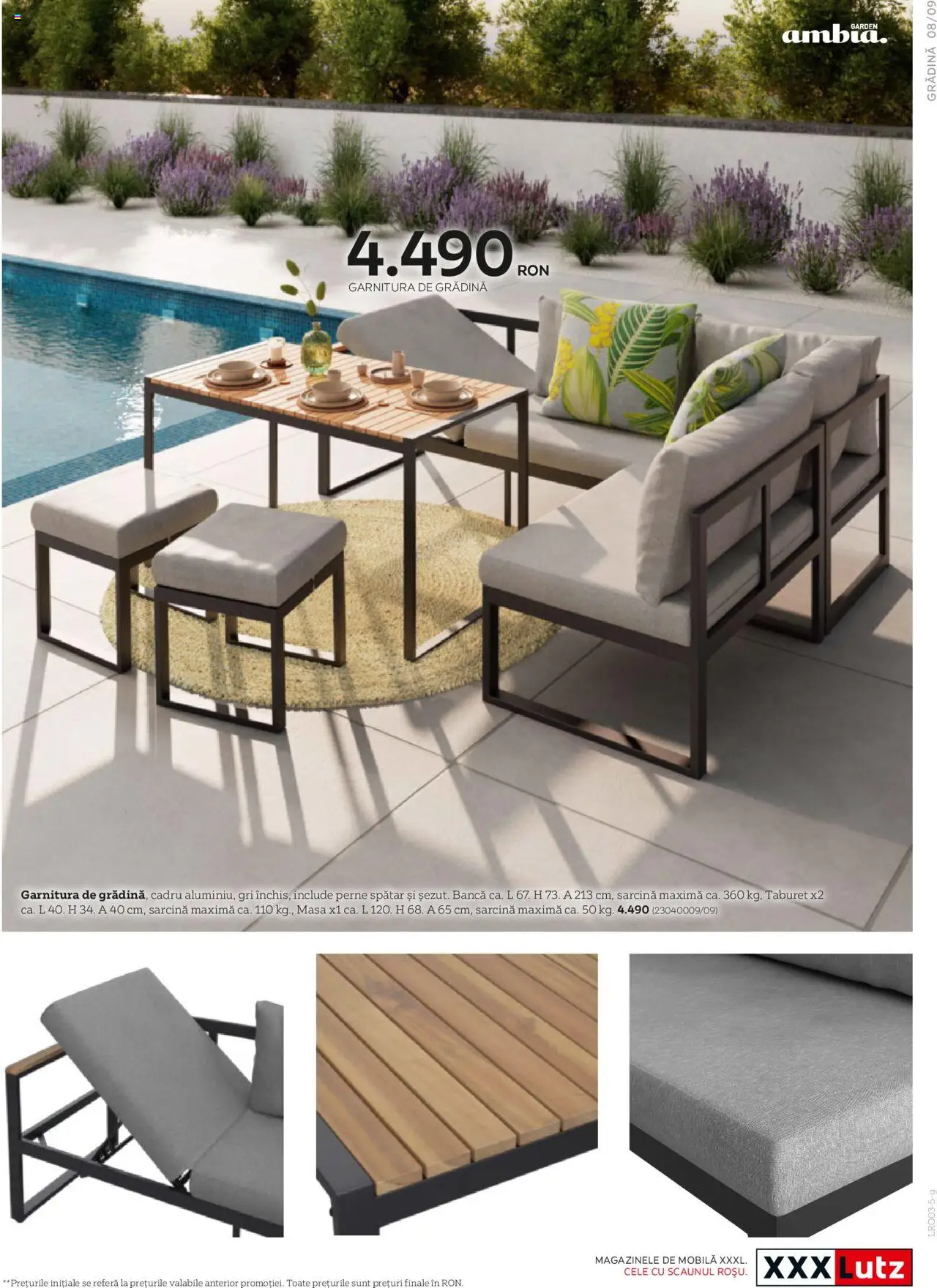 Catalog XXXLutz 10 Martie - 30 Septembrie 2025 | Pagina 9 | Produse: Masă, Taburet, Bancă