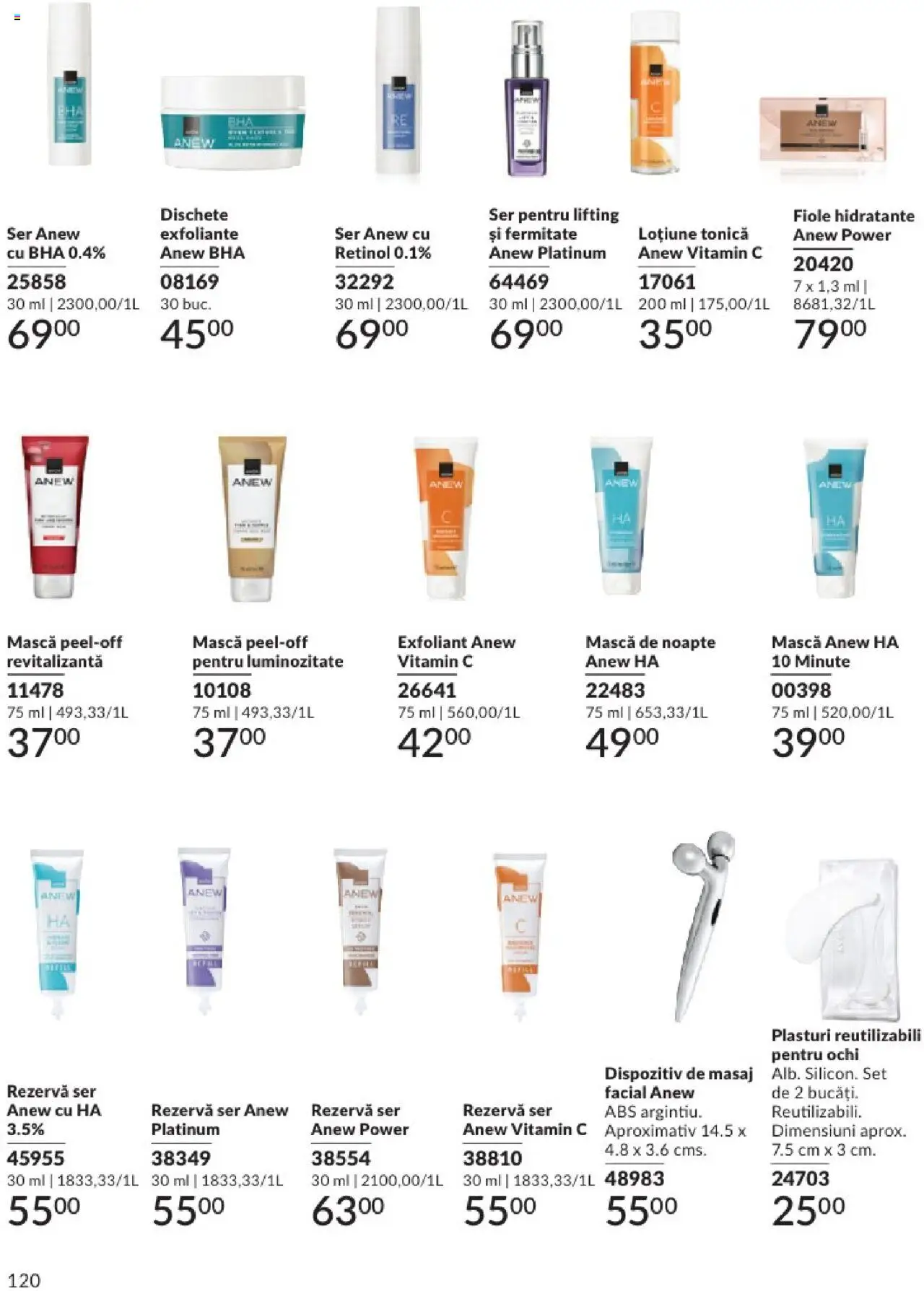 Catalog Avon 1 - 30 Aprilie 2025 | Pagina 120 | Produse: Plasturi, Loțiune tonică, Exfoliant