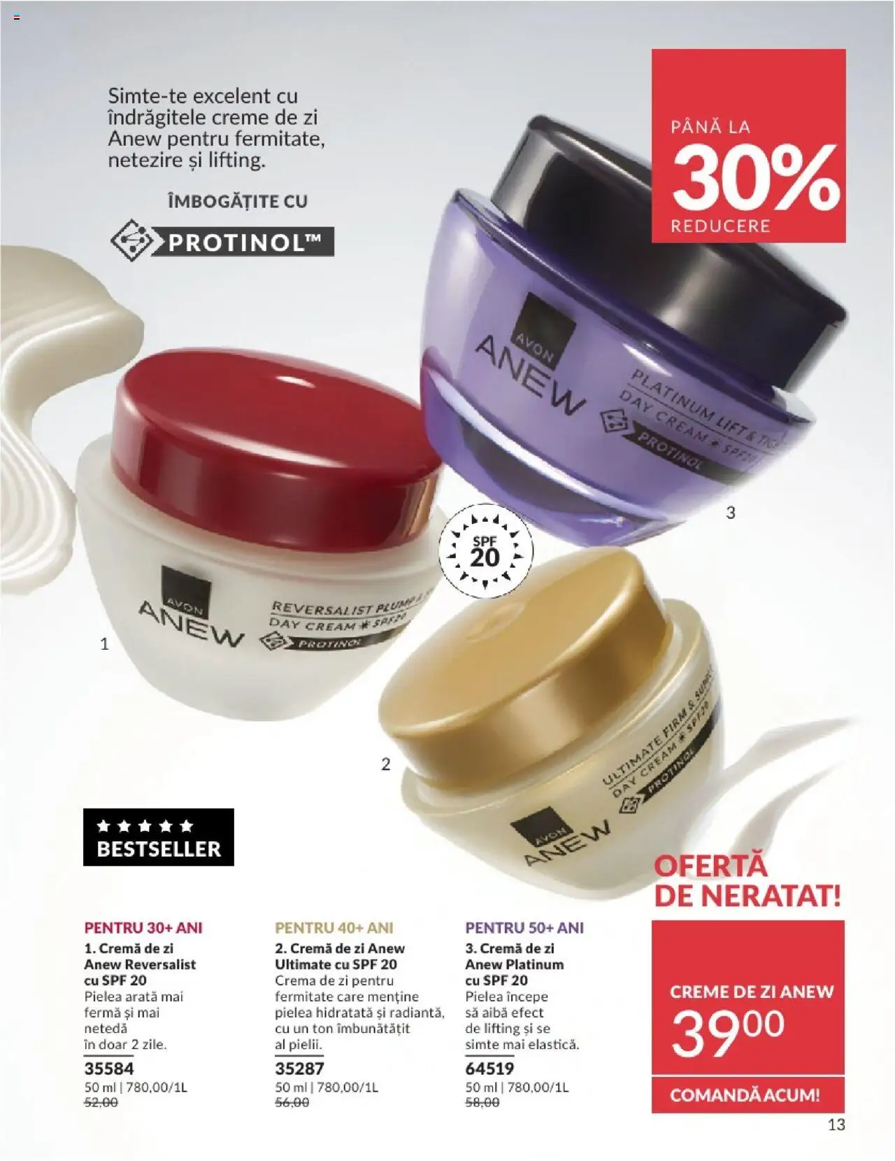 Catalog Avon 1 - 30 Aprilie 2025 | Pagina 13 | Produse: Cremă de zi, Cremă