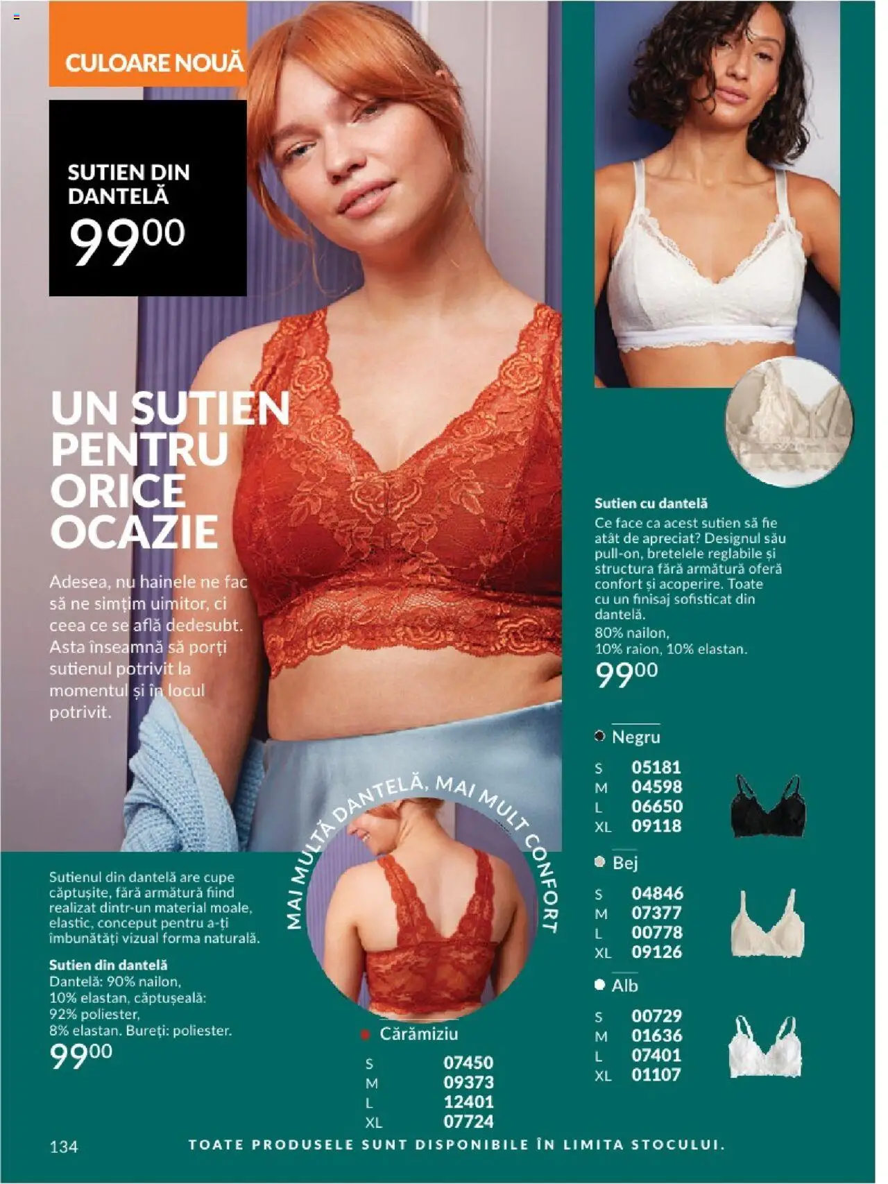 Catalog Avon 1 - 30 Aprilie 2025 | Pagina 134 | Produse: Sutien