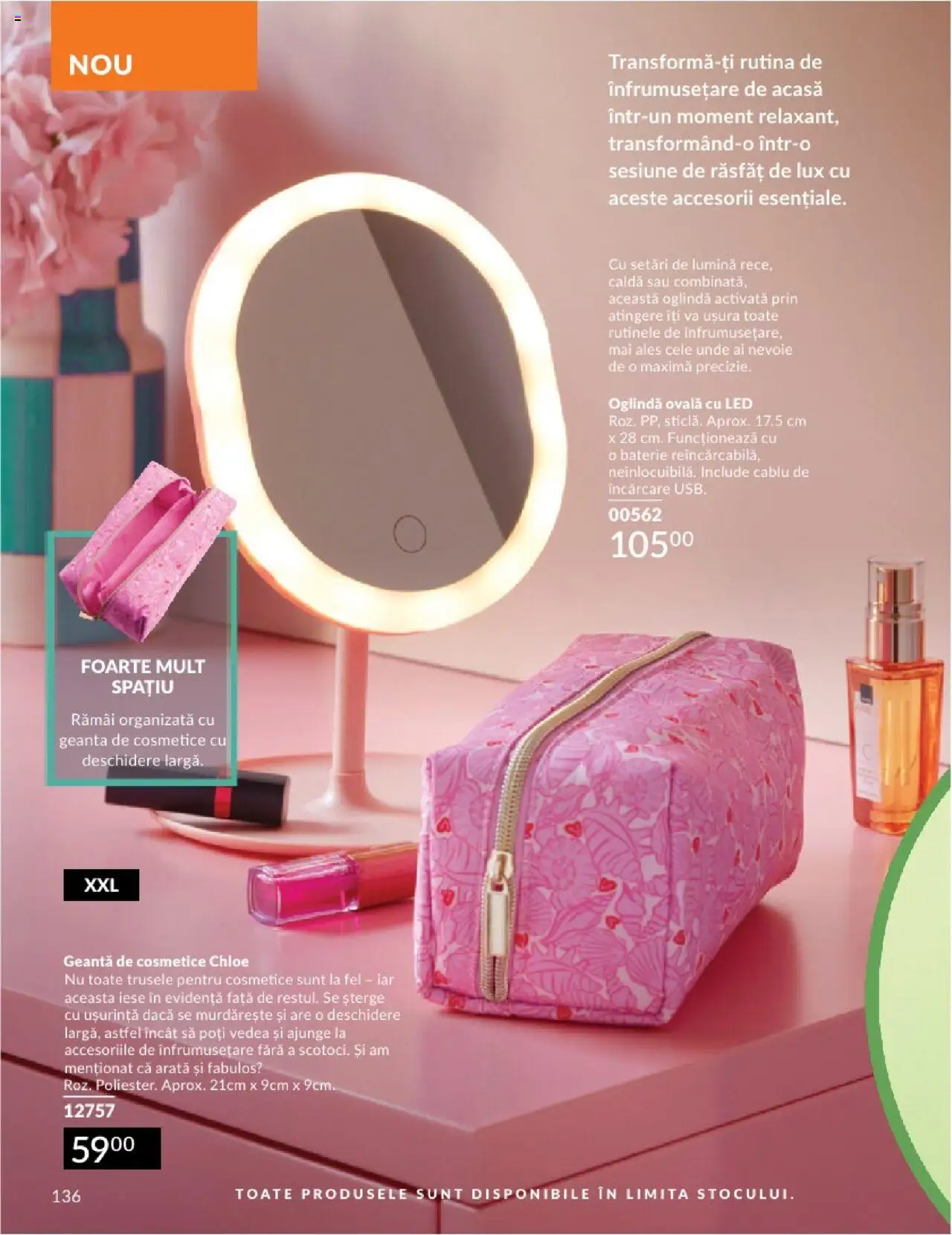 Catalog Avon 1 - 30 Aprilie 2025 | Pagina 136 | Produse: Cablu, Geantă, Baterie, Oglindă