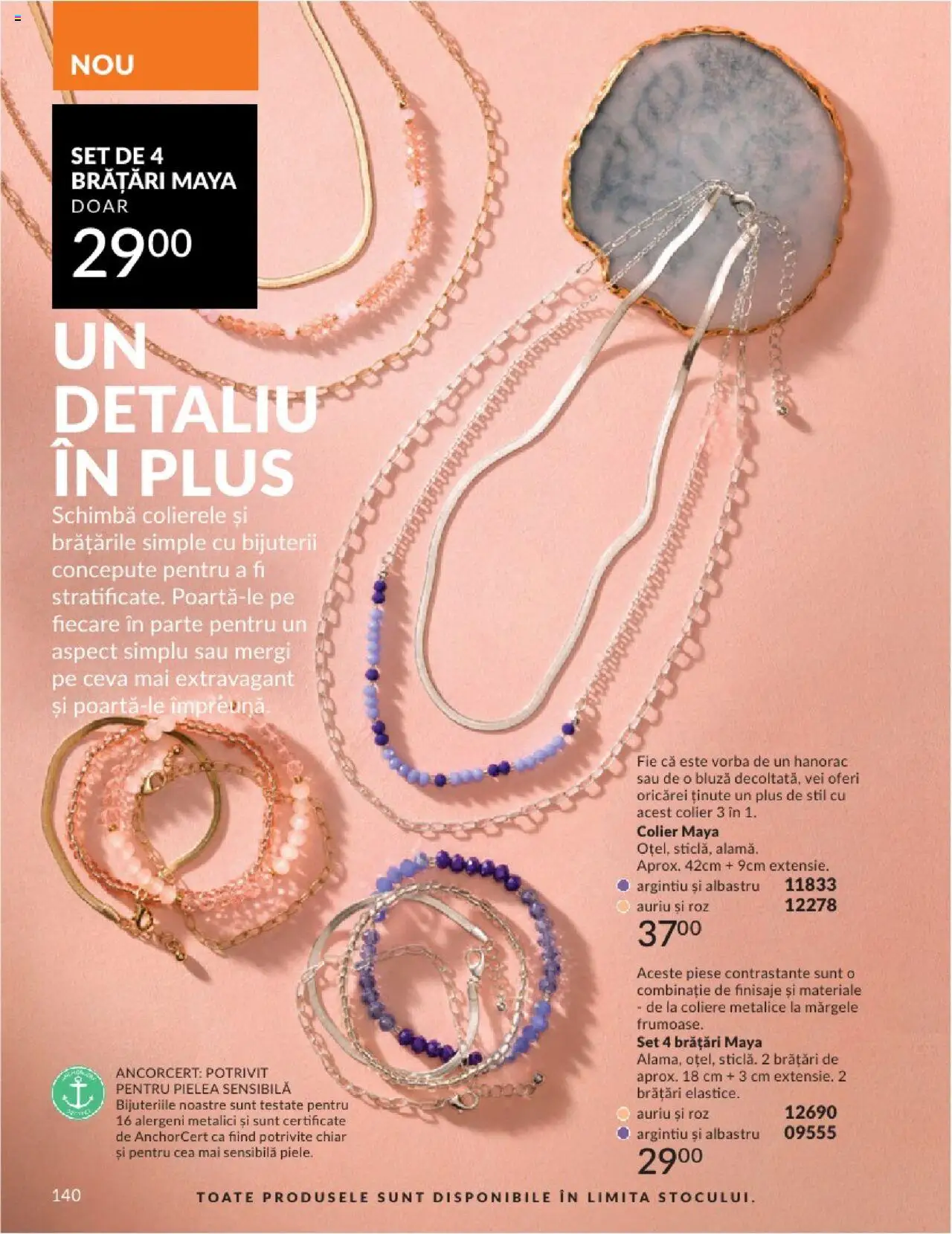 Catalog Avon 1 - 30 Aprilie 2025 | Pagina 140 | Produse: Colier, Bluză, Keşe