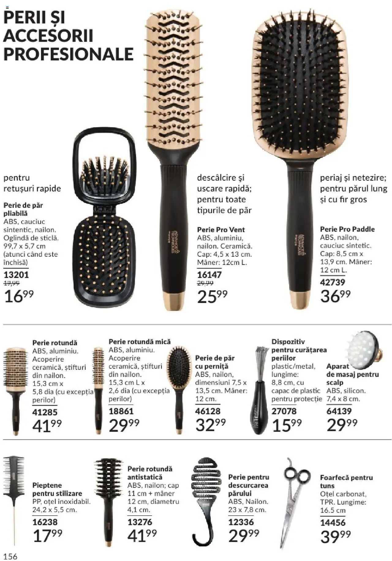 Catalog Avon 1 - 30 Aprilie 2025 | Pagina 156 | Produse: Pieptene, Mâner, Oglindă, Perie