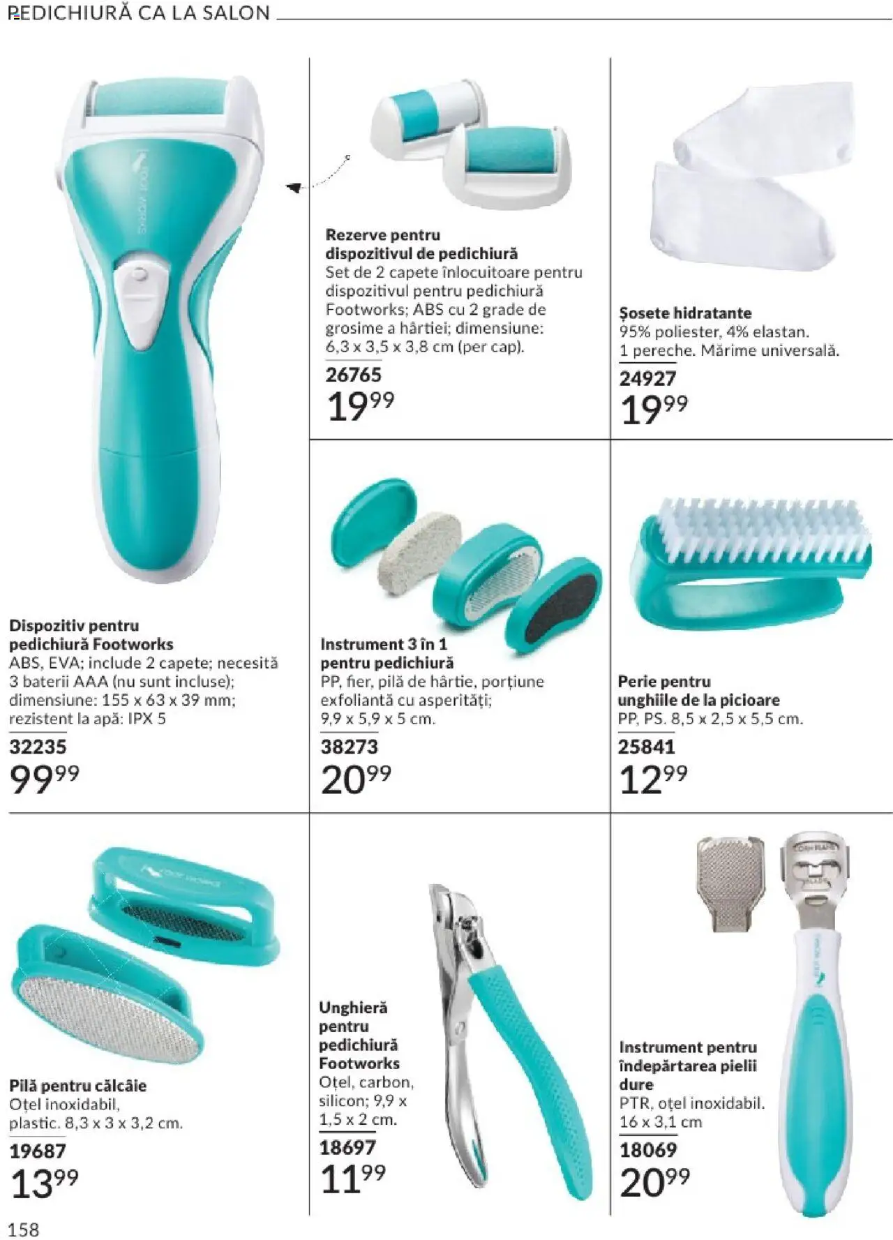 Catalog Avon 1 - 30 Aprilie 2025 | Pagina 158 | Produse: Baterii, Perie, Șosete, Apă