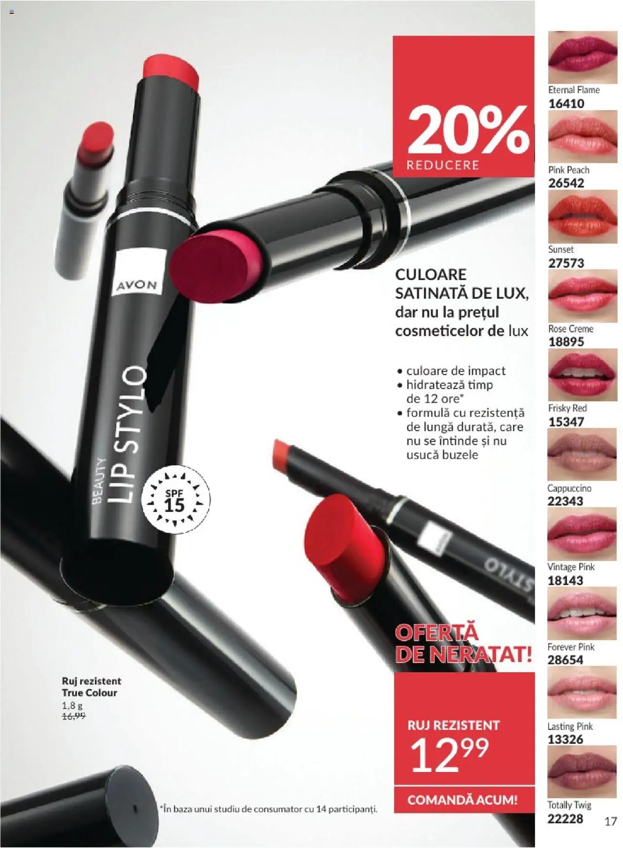 Catalog Avon 1 - 30 Aprilie 2025 | Pagina 17 | Produse: Ruj, Peluş Köpek Yatağı