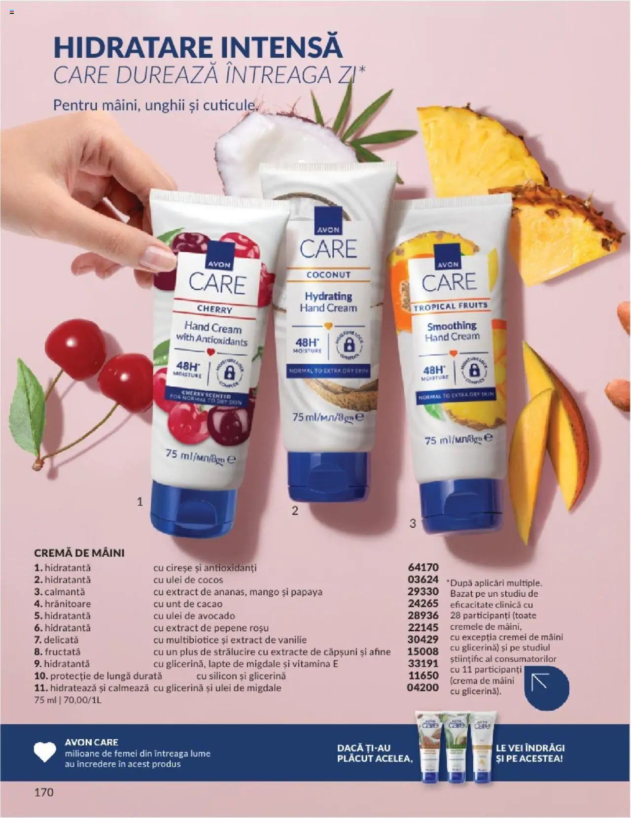 Catalog Avon 1 - 30 Aprilie 2025 | Pagina 170 | Produse: Migdale, Unt, Cremă, Mango