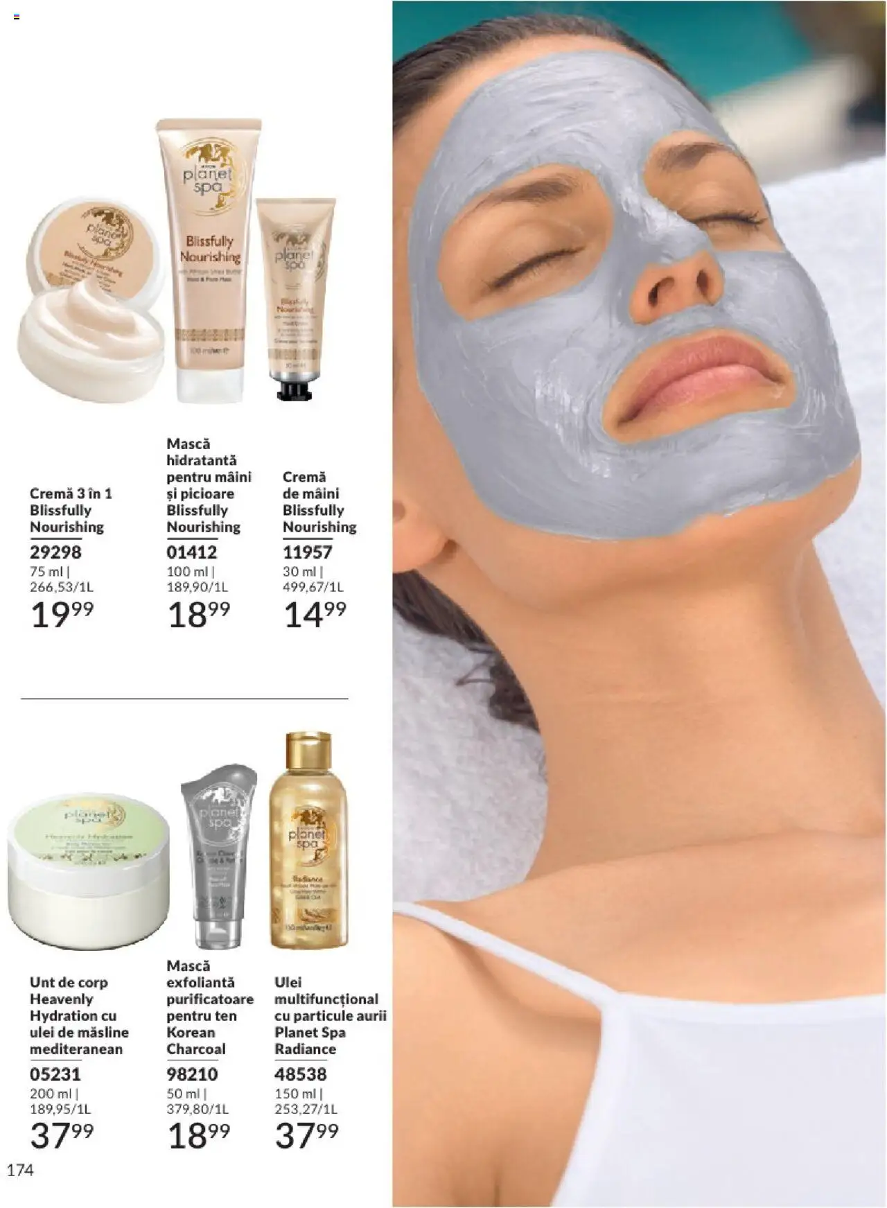 Catalog Avon 1 - 30 Aprilie 2025 | Pagina 174 | Produse: Unt de corp, Măsline, Unt, Ulei