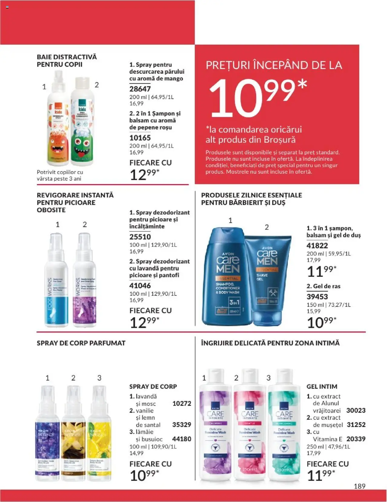 Catalog Avon 1 - 30 Aprilie 2025 | Pagina 189 | Produse: Pantofi, Duș, Șampon, Lămâie