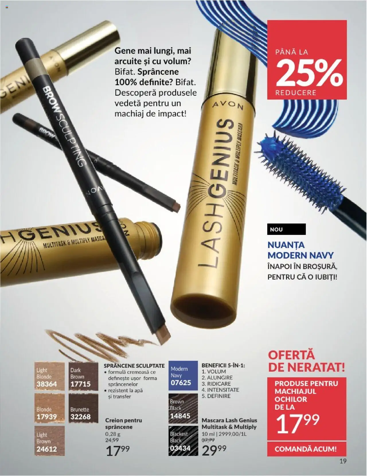 Catalog Avon 1 - 30 Aprilie 2025 | Pagina 19 | Produse: Machiaj, Mascara, Peluş Köpek Yatağı, Apă