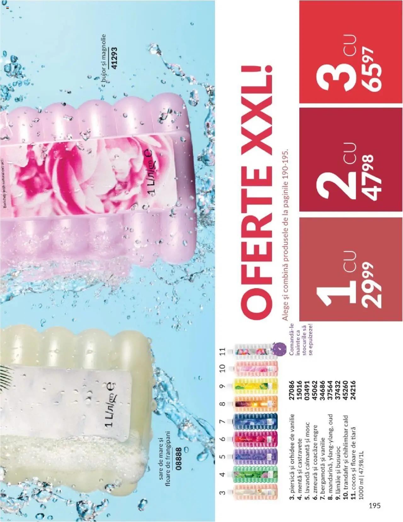 Catalog Avon 1 - 30 Aprilie 2025 | Pagina 195 | Produse: Zmeură, Trandafir, Sare, Lămâie