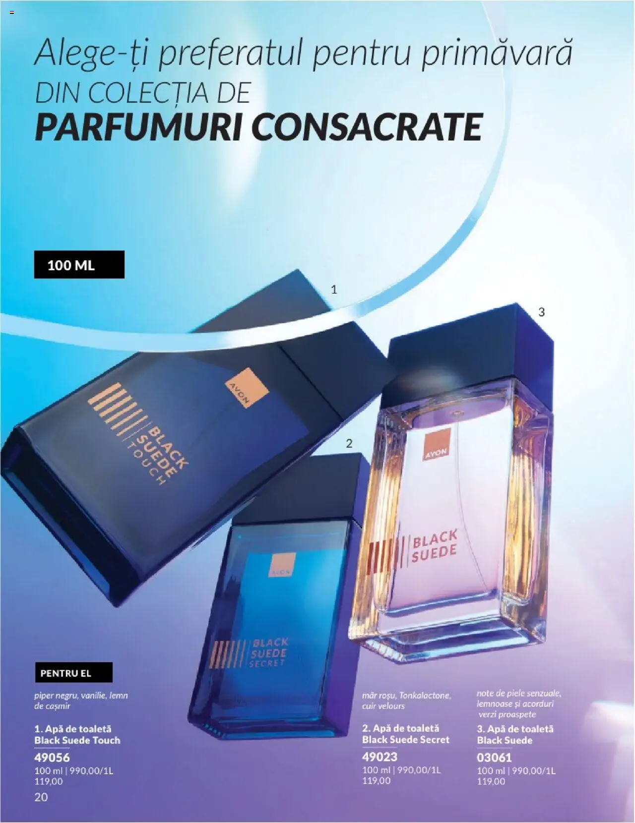 Catalog Avon 1 - 30 Aprilie 2025 | Pagina 20 | Produse: Toaletă, Apă de toaletă, Apă, Piper