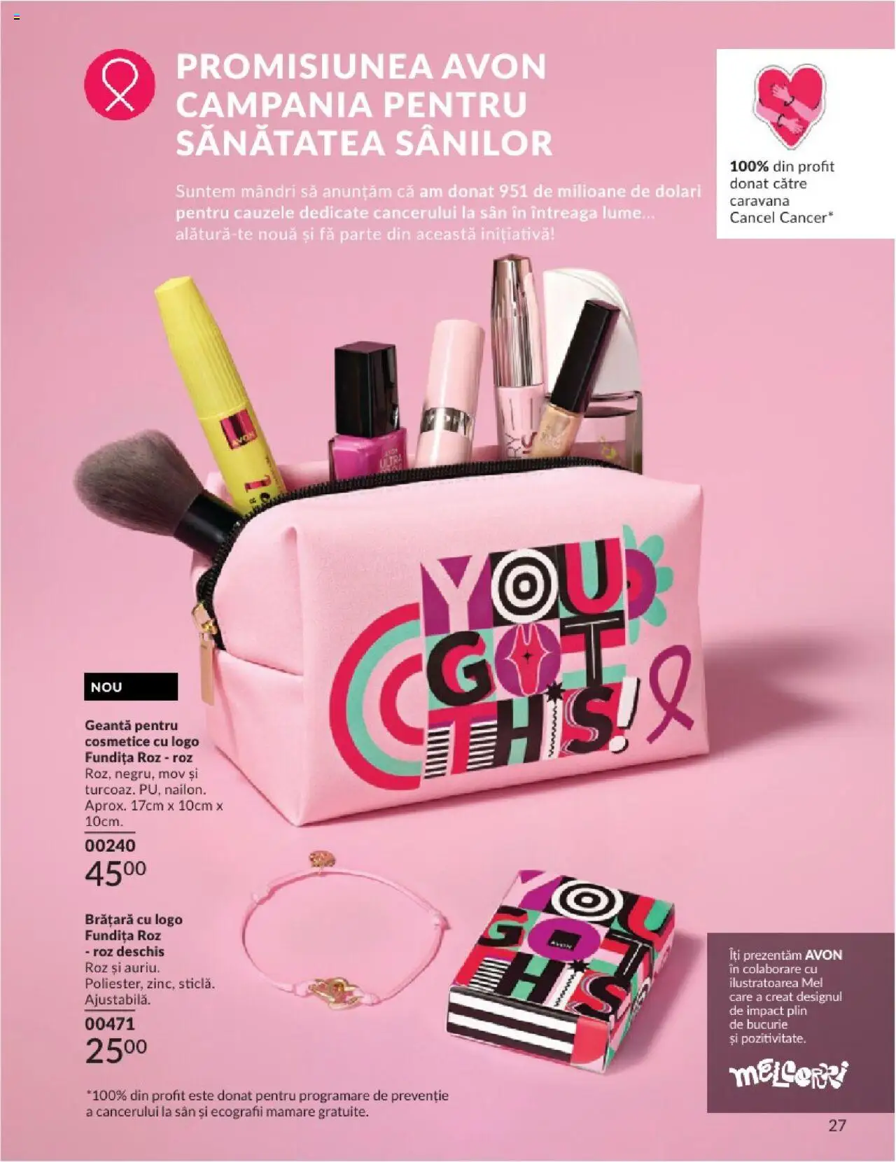Catalog Avon 1 - 30 Aprilie 2025 | Pagina 27 | Produse: Geantă pentru cosmetice, Geantă, Brățară, Peluş Köpek Yatağı