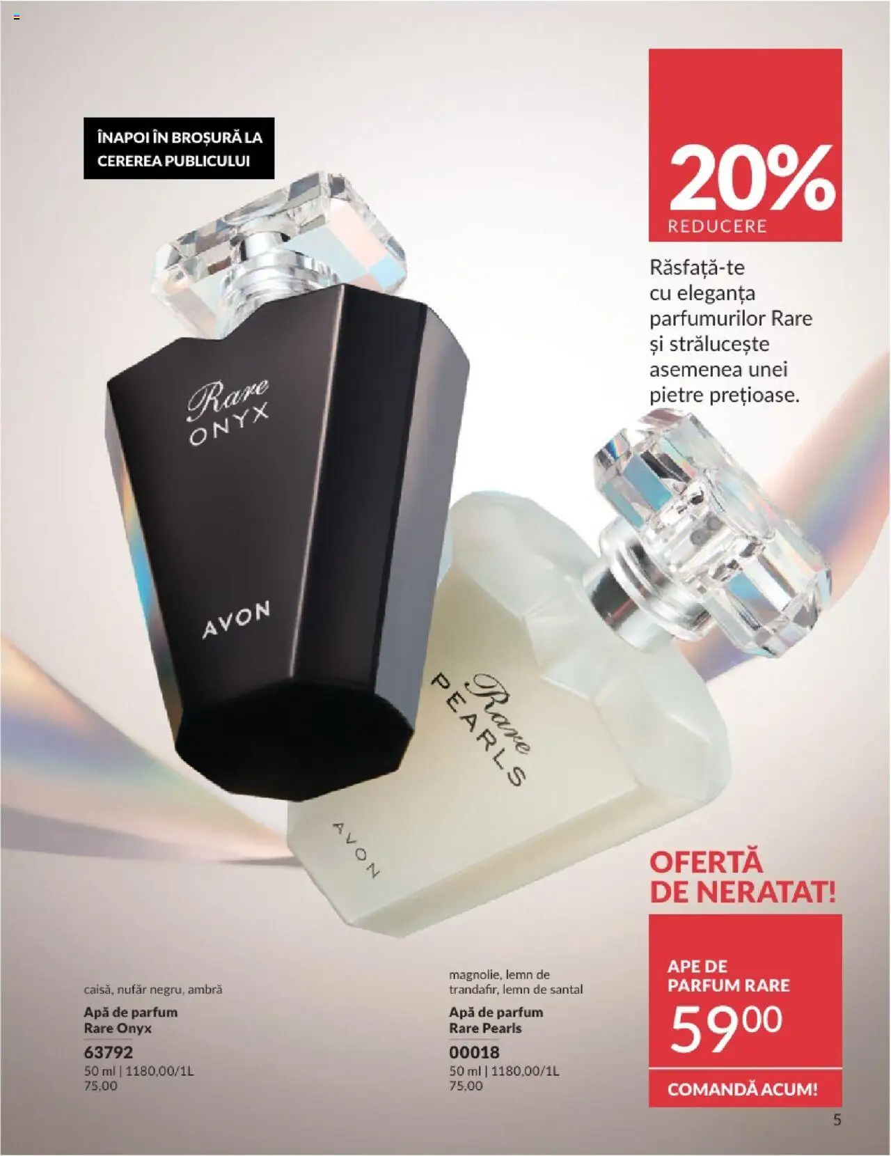 Catalog Avon 1 - 30 Aprilie 2025 | Pagina 5 | Produse: Apă de parfum, Parfum, Apă