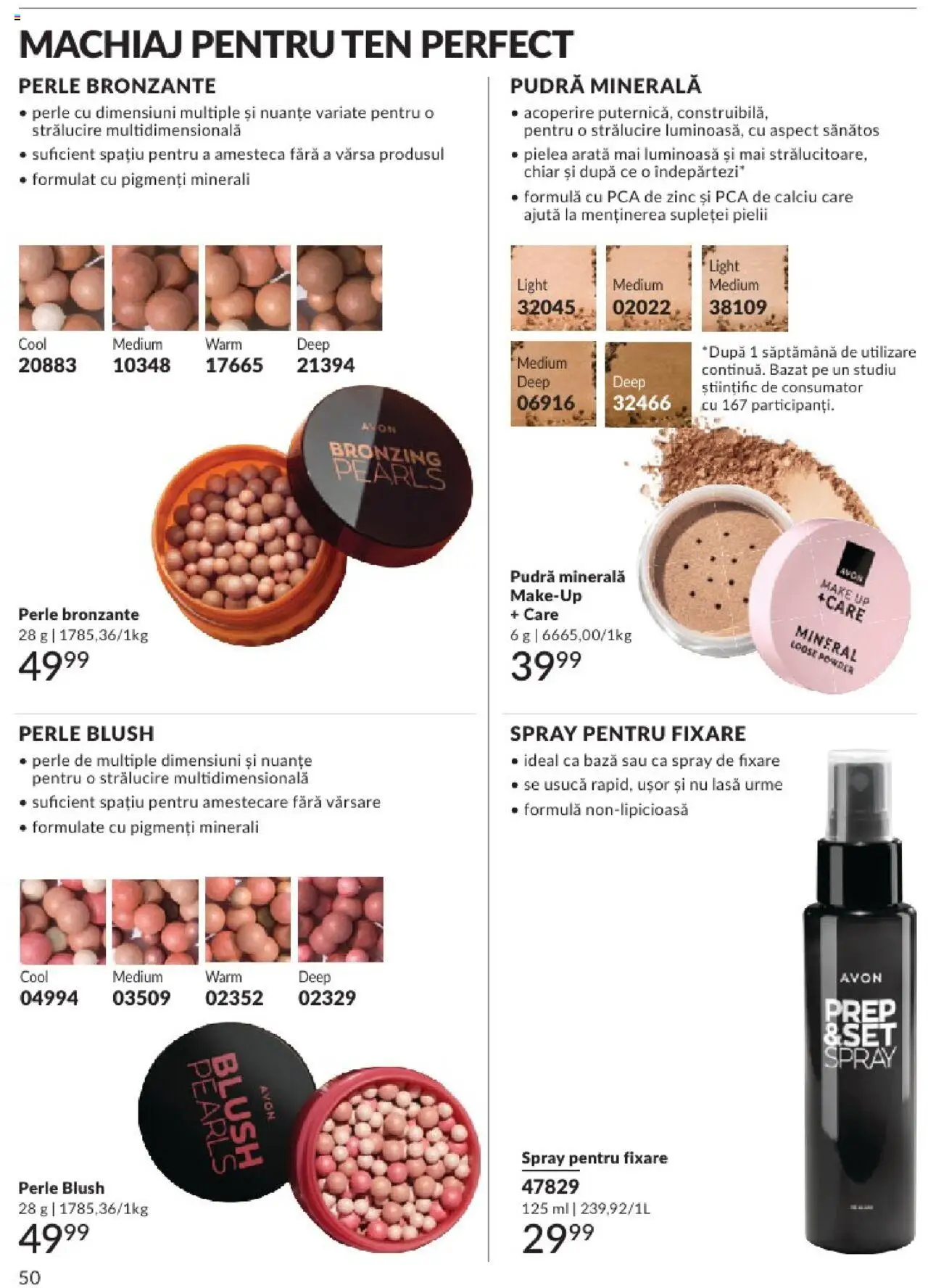 Catalog Avon 1 - 30 Aprilie 2025 | Pagina 50 | Produse: Akrilik boya, Machiaj, Pudră, Blush