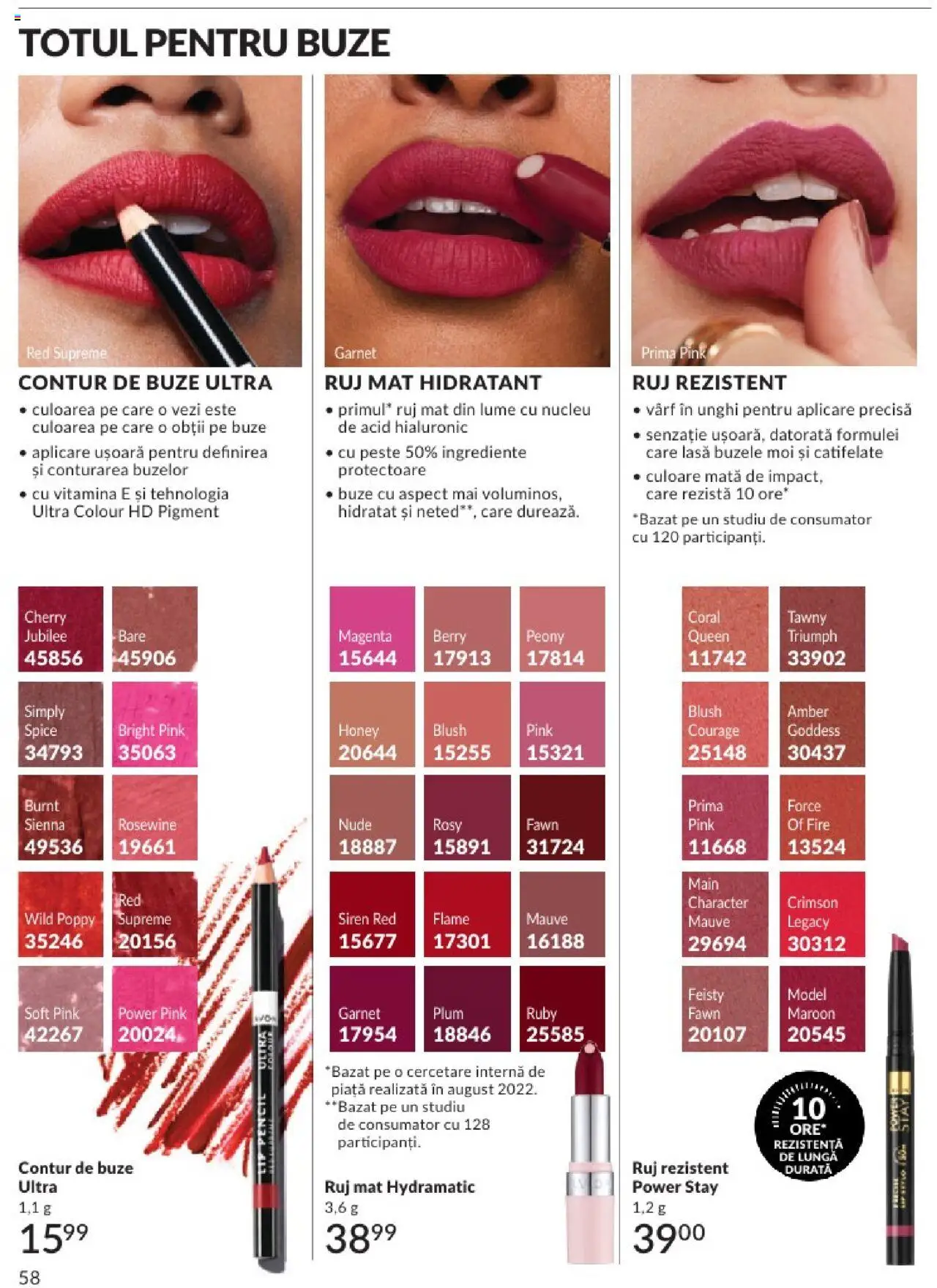 Catalog Avon 1 - 30 Aprilie 2025 | Pagina 58 | Produse: Blush, Ruj, Pește