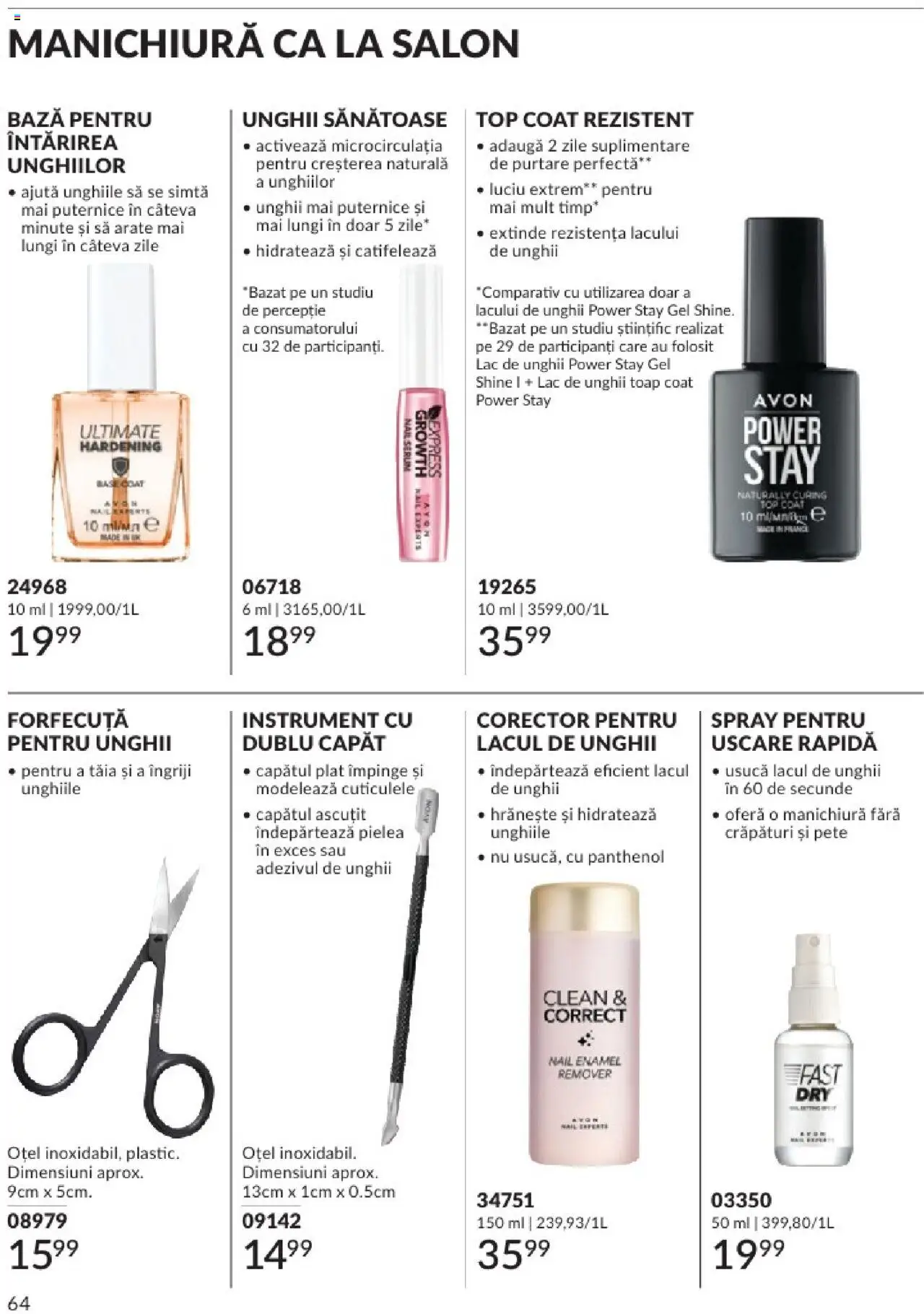 Catalog Avon 1 - 30 Aprilie 2025 | Pagina 64 | Produse: Serum, Forfecuță, Pomelo, Lac de unghii