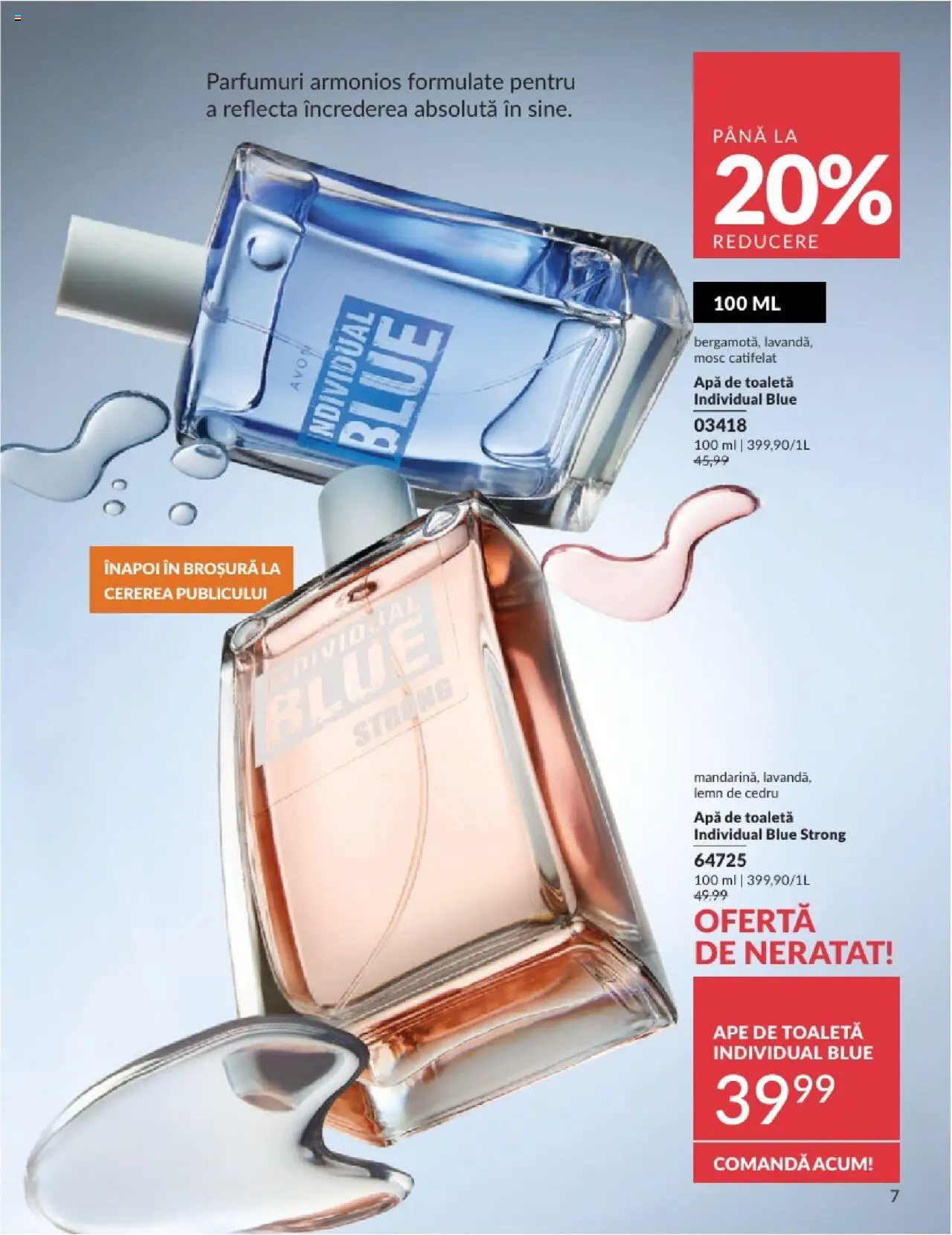 Catalog Avon 1 - 30 Aprilie 2025 | Pagina 7 | Produse: Toaletă, Apă de toaletă, Apă