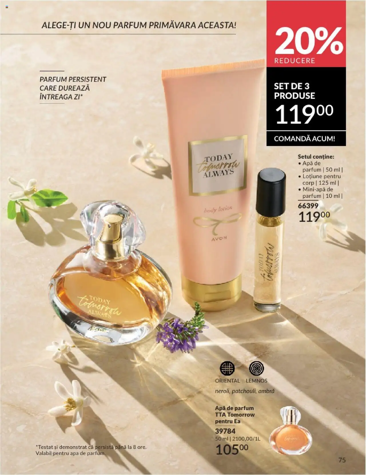 Catalog Avon 1 - 30 Aprilie 2025 | Pagina 75 | Produse: Apă de parfum, Body, Parfum, Apă