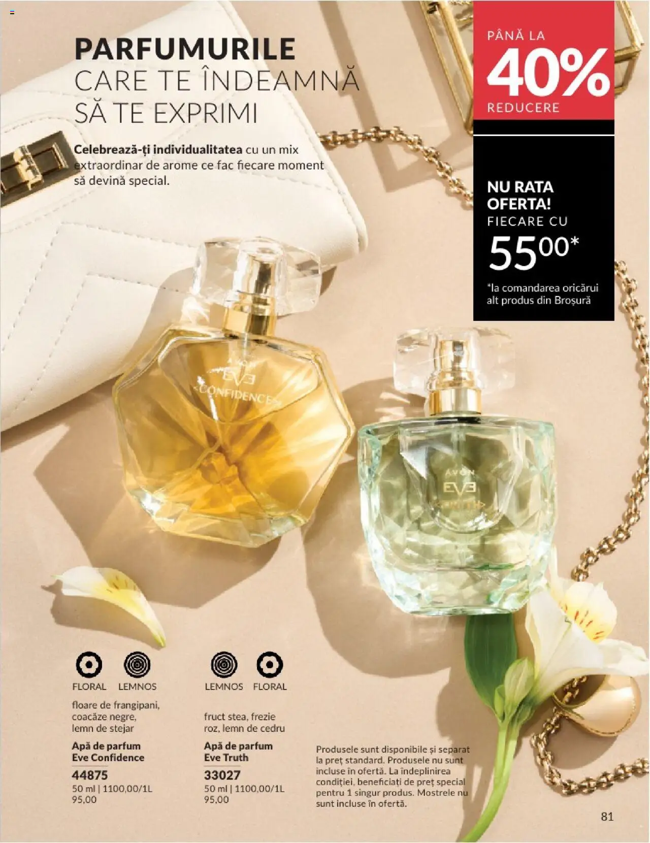 Catalog Avon 1 - 30 Aprilie 2025 | Pagina 81 | Produse: Apă de parfum, Parfum, Rață, Apă