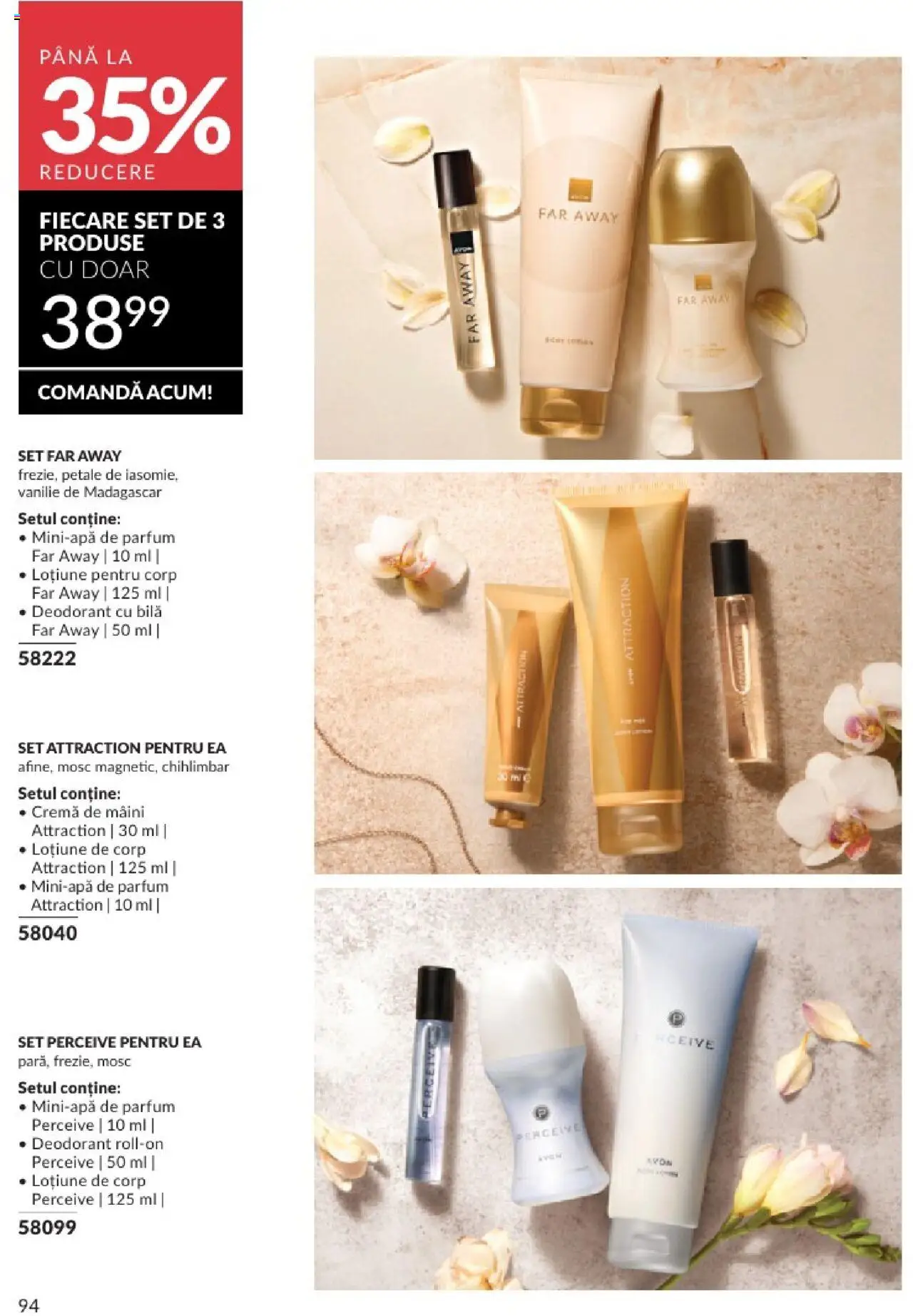 Catalog Avon 1 - 30 Aprilie 2025 | Pagina 94 | Produse: Parfum, Cremă, Cremă de mâini, Deodorant