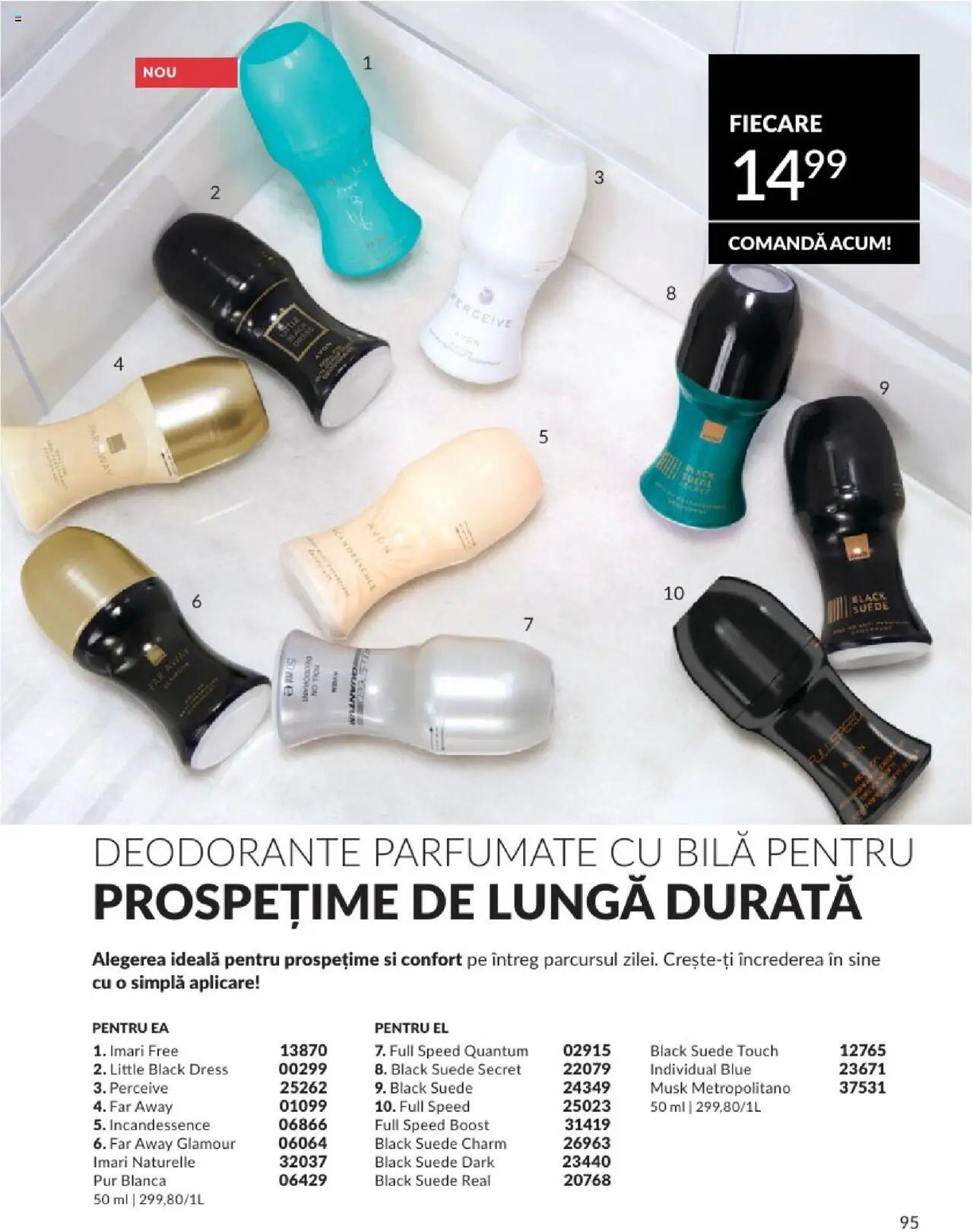 Catalog Avon 1 - 30 Aprilie 2025 | Pagina 95 | Produse: Deodorant