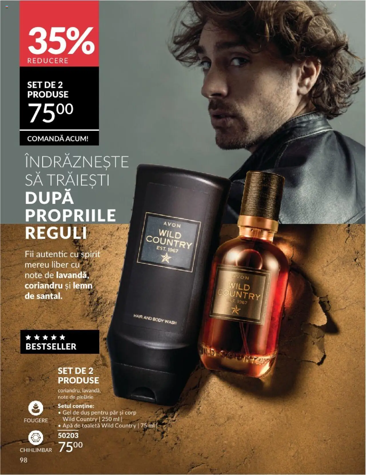 Catalog Avon 1 - 30 Aprilie 2025 | Pagina 98 | Produse: Toaletă, Duș, Apă de toaletă, Apă