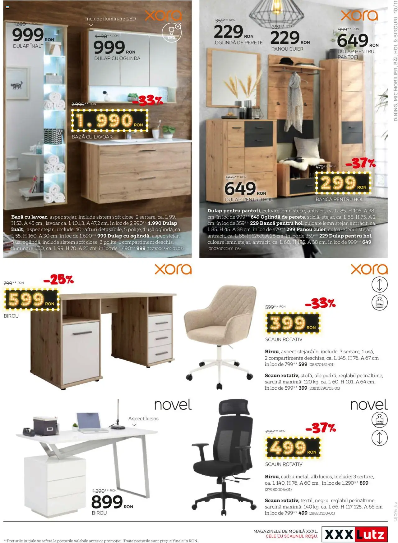 Catalog XXXLutz 31 Martie - 27 Aprilie 2025 | Pagina 11 | Produse: Scaun, Lavoar, Bancă, Ușă