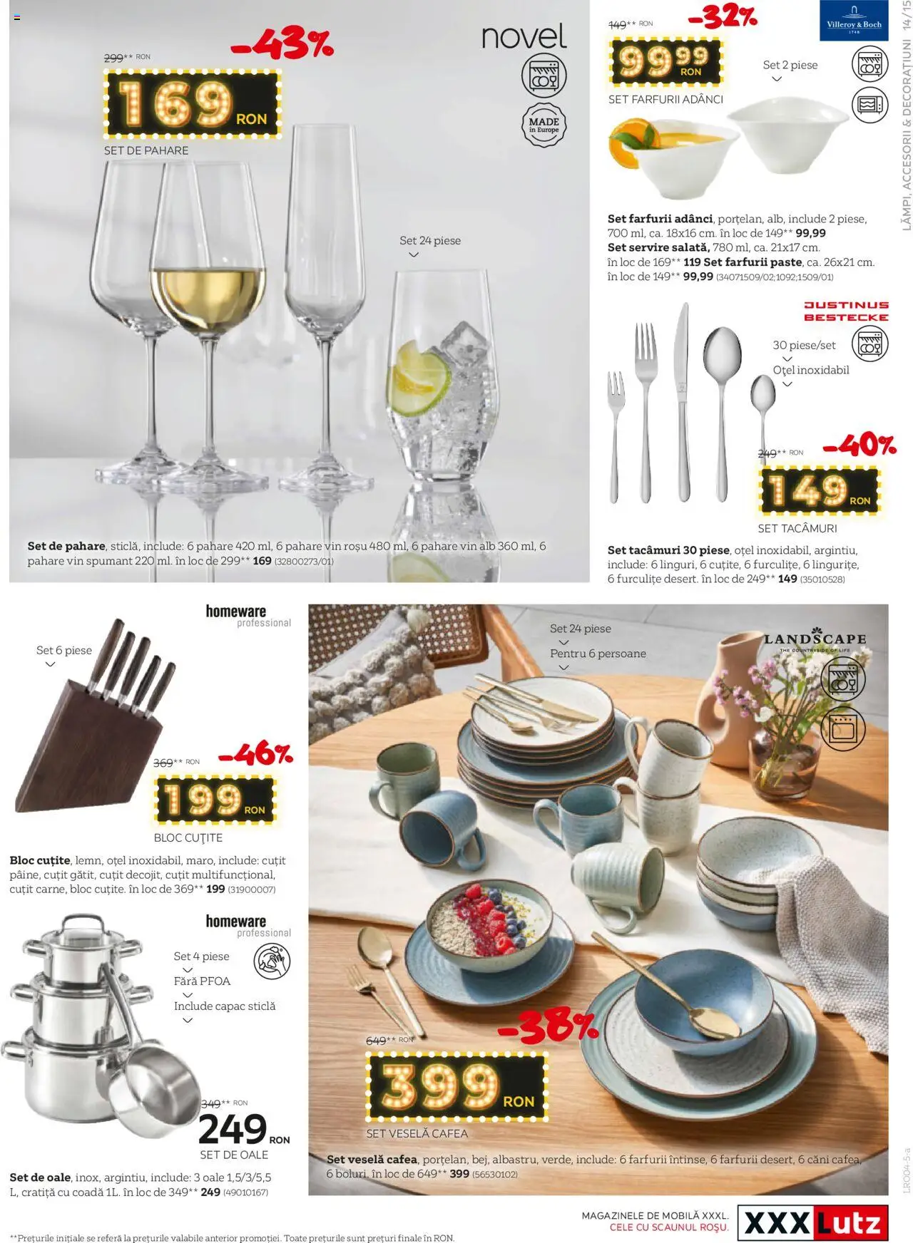 Catalog XXXLutz 31 Martie - 27 Aprilie 2025 | Pagina 15 | Produse: Pahare, Cratiță, Cafea, Dağ çileği