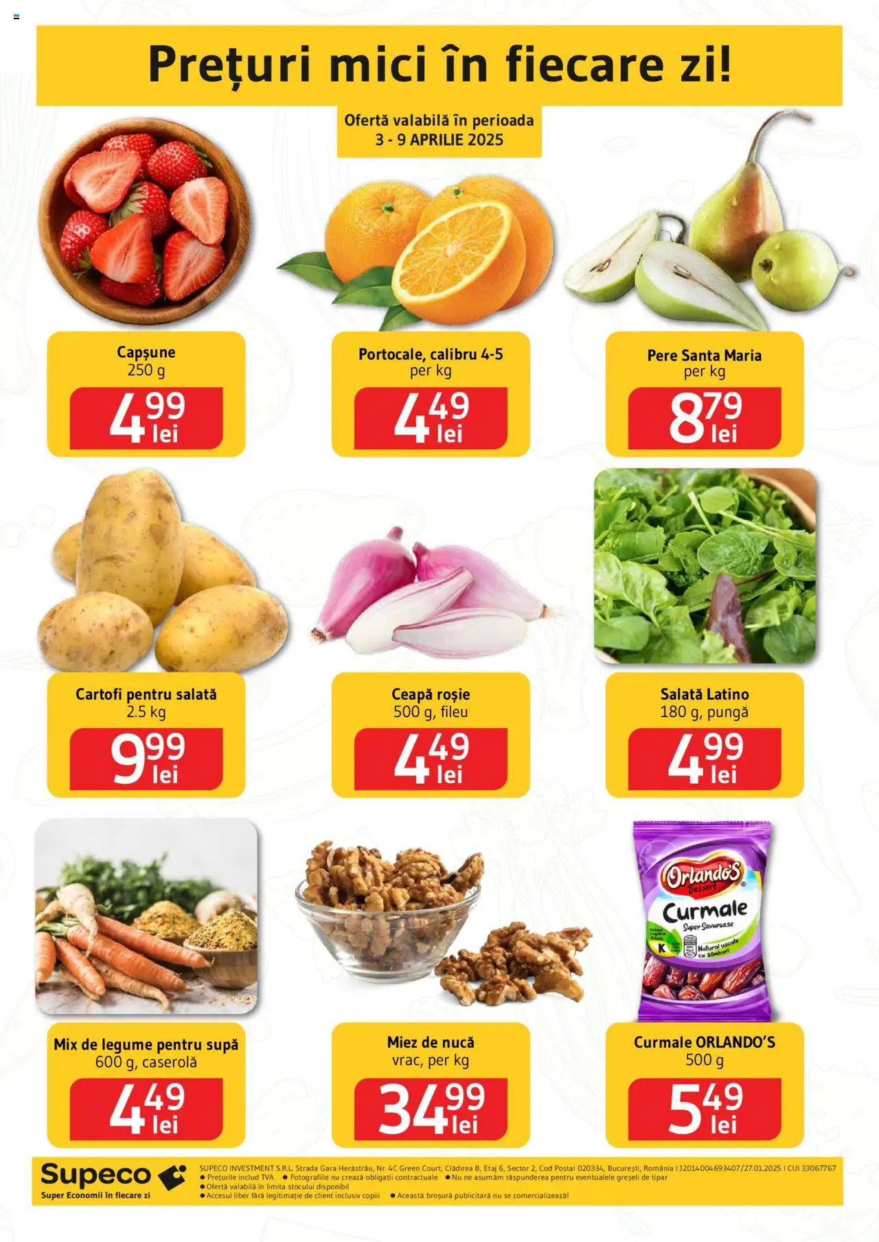 Catalog Supeco 2 - 13 Aprilie 2025 | Pagina 2 | Produse: Pungă, Cartofi, Ceapă, Legume