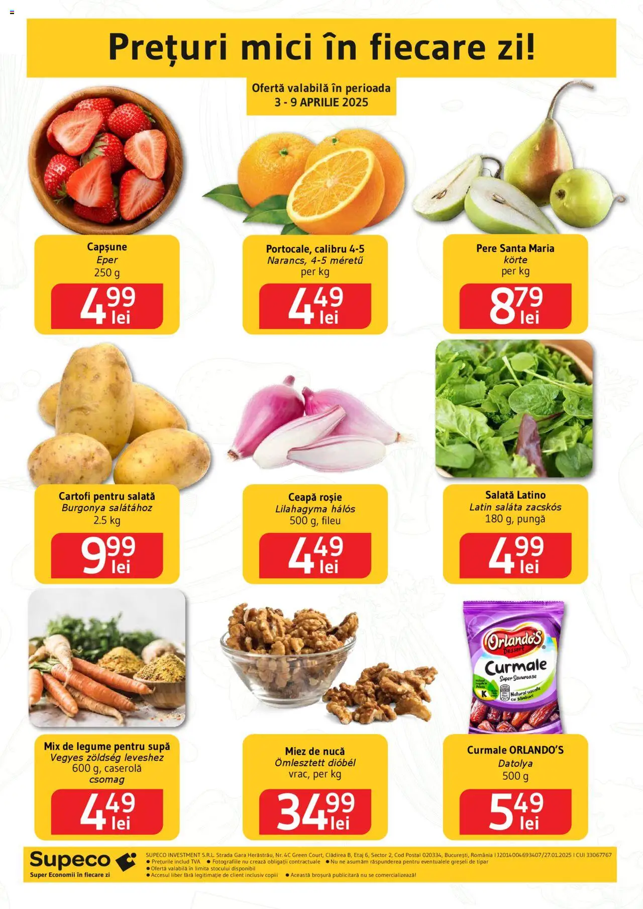 Catalog Supeco 2 - 13 Aprilie 2025 | Pagina 2 | Produse: Pungă, Mici, Ceapă, Legume