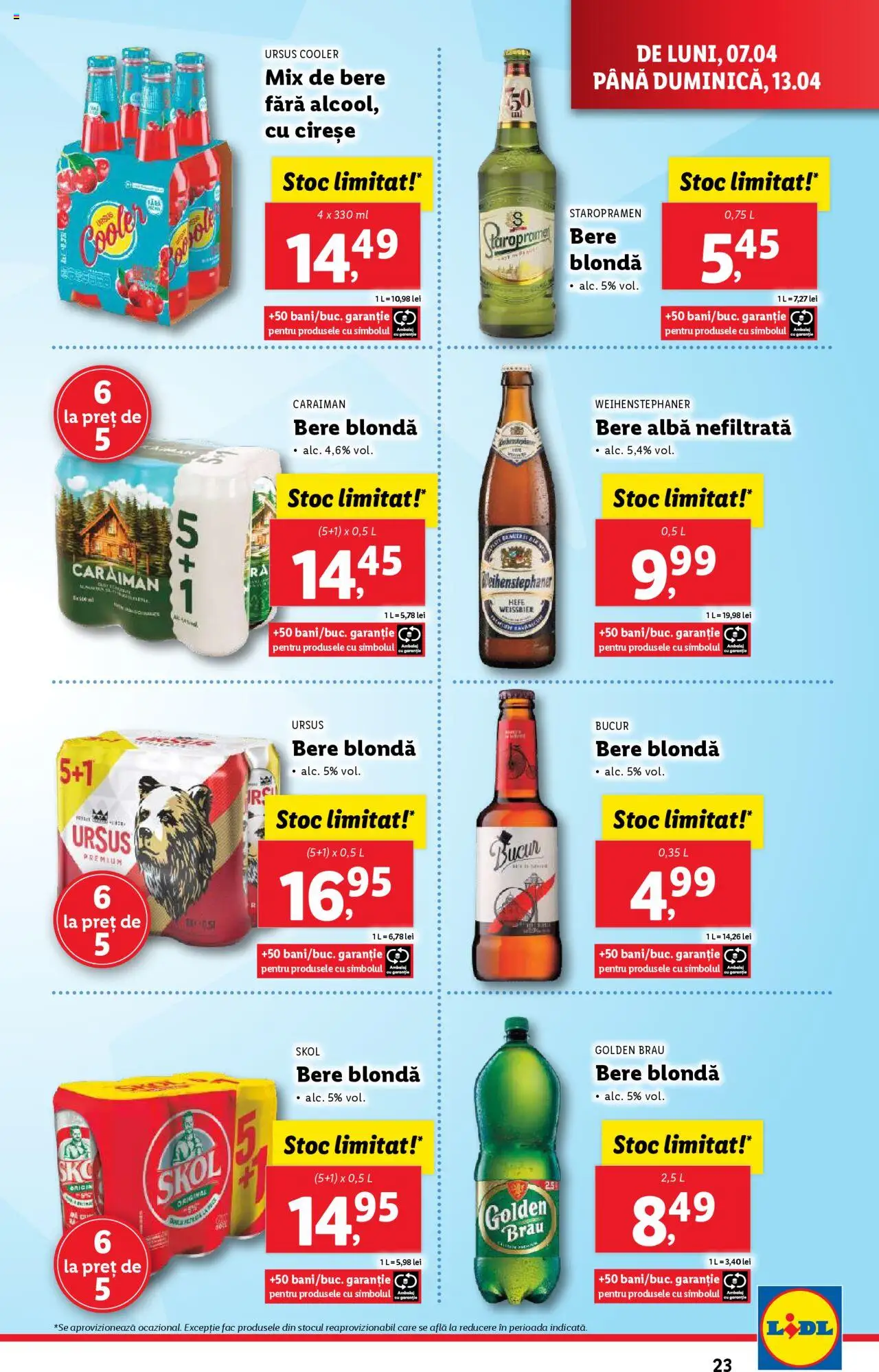 Catalog LIDL 7 - 13 Aprilie 2025 | Pagina 23 | Produse: Atıştırmalık, Bere, Cireșe