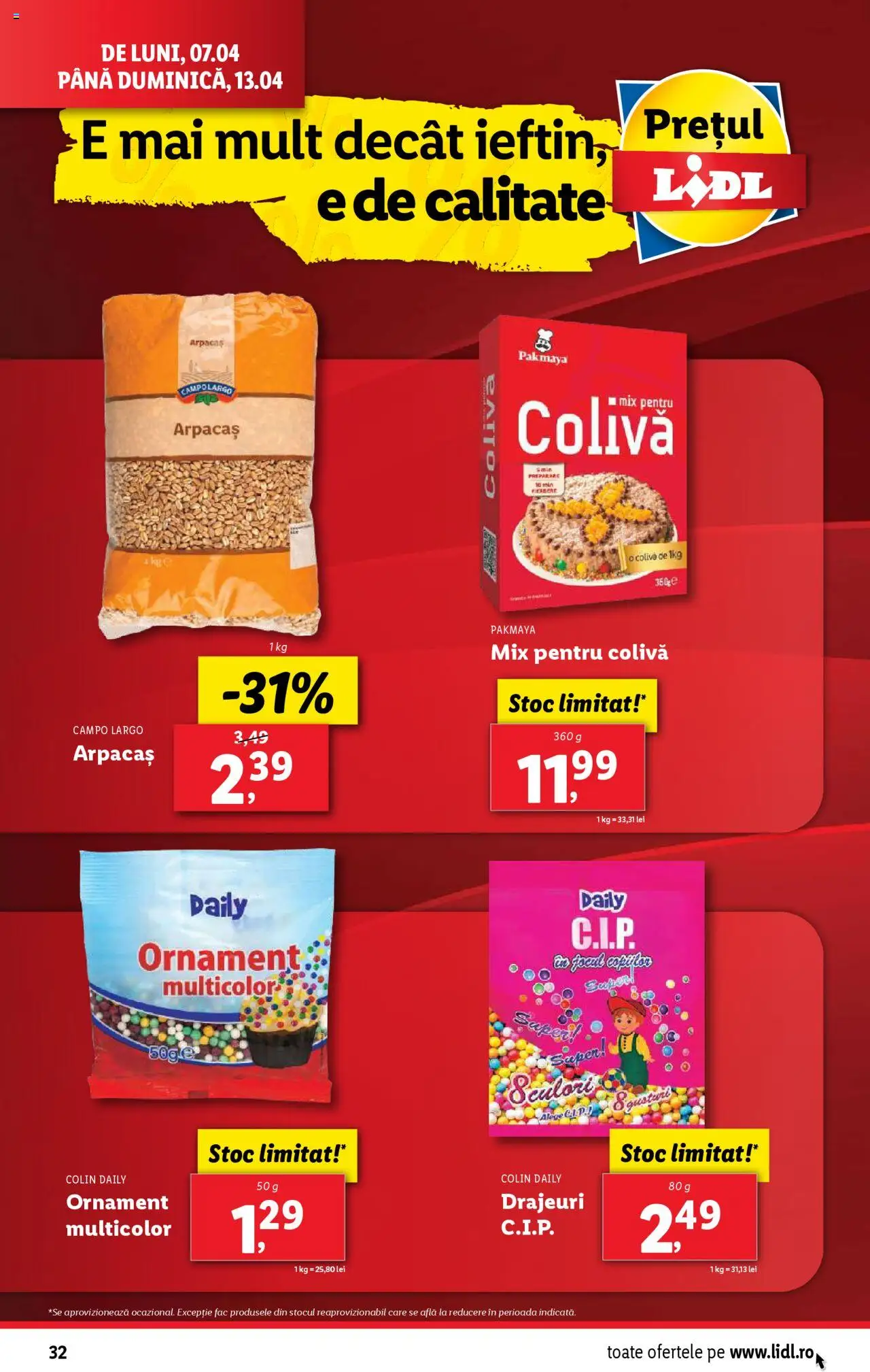 Catalog LIDL 7 - 13 Aprilie 2025 | Pagina 32