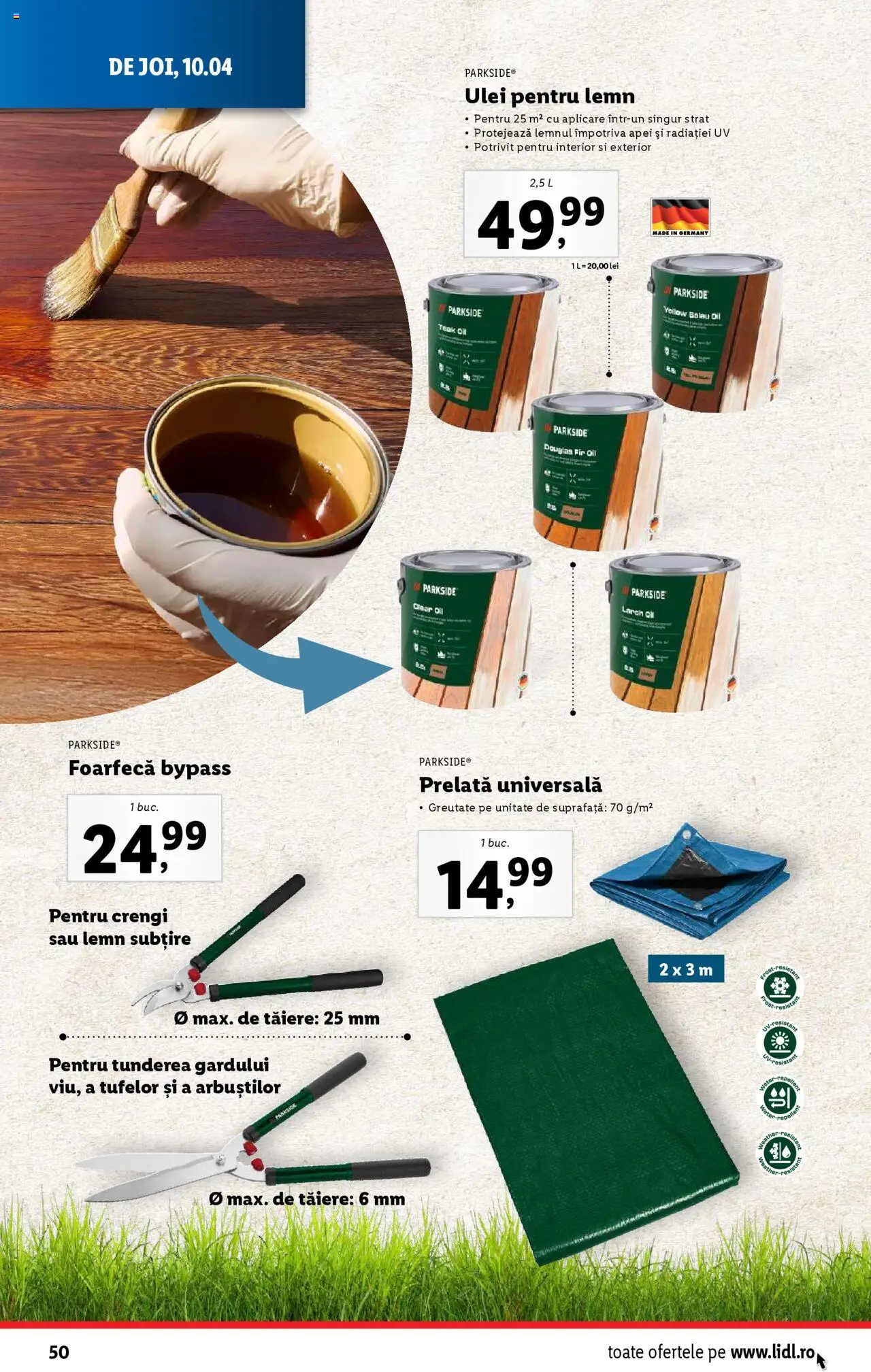 Catalog LIDL 7 - 13 Aprilie 2025 | Pagina 50 | Produse: Ulei