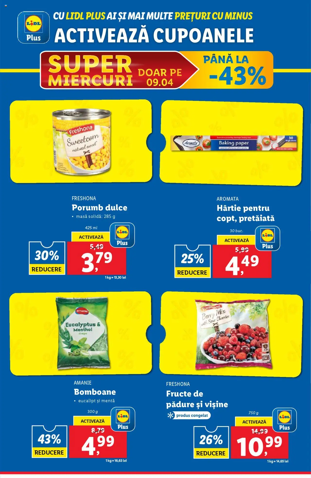 Catalog LIDL 7 - 13 Aprilie 2025 | Pagina 54 | Produse: Masă, Bomboane, Porumb, Fructe