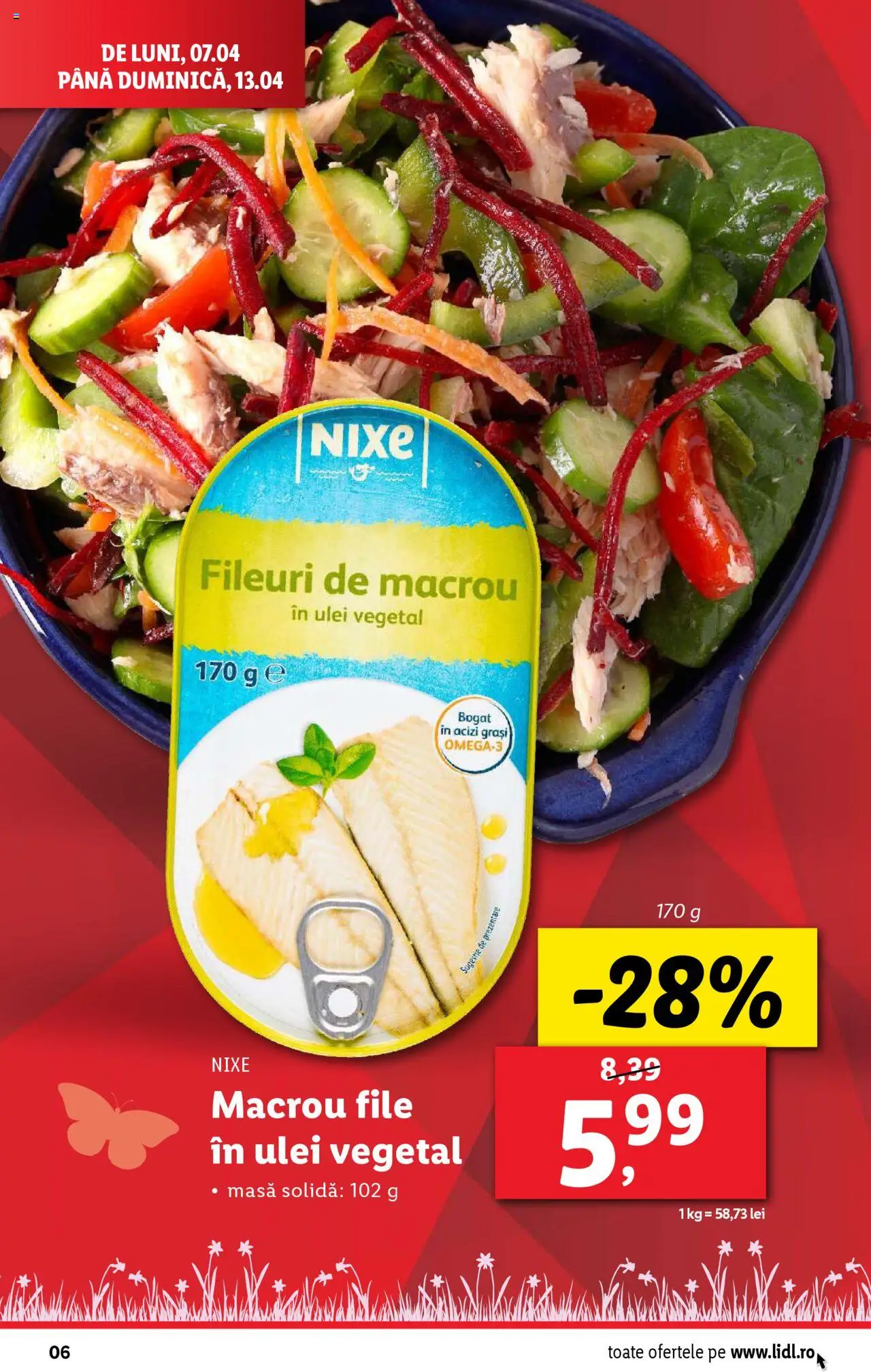Catalog LIDL 7 - 13 Aprilie 2025 | Pagina 6 | Produse: Masă, Ulei