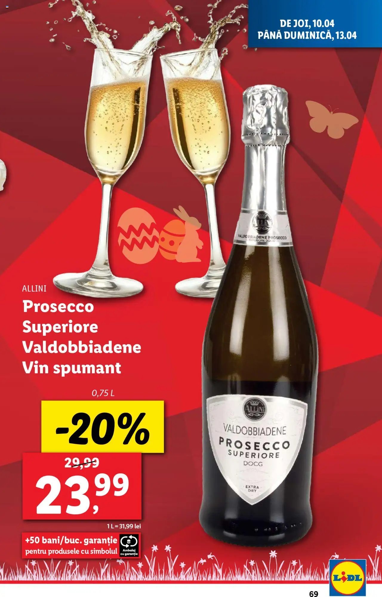 Catalog LIDL 7 - 13 Aprilie 2025 | Pagina 69 | Produse: Prosecco, Vin