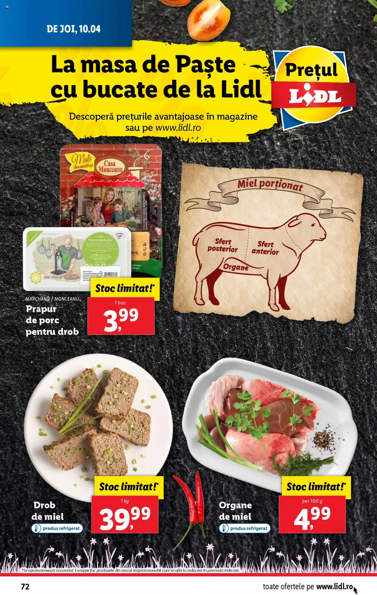 Catalog LIDL 7 - 13 Aprilie 2025 | Pagina 72 | Produse: Masă, Paste