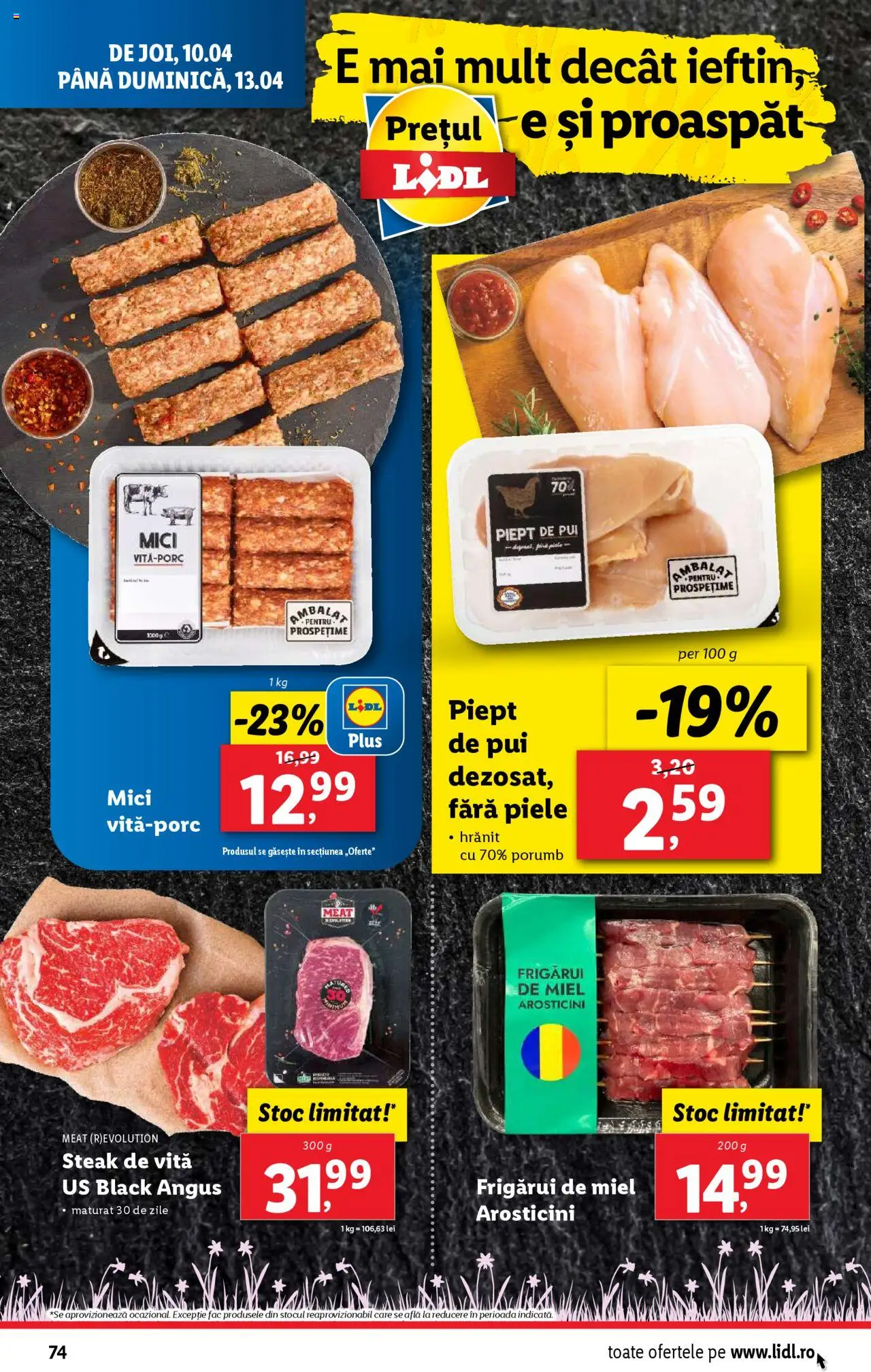 Catalog LIDL 7 - 13 Aprilie 2025 | Pagina 74 | Produse: Hacıyatmaz Kedi Oyuncağı, Mici, Porumb