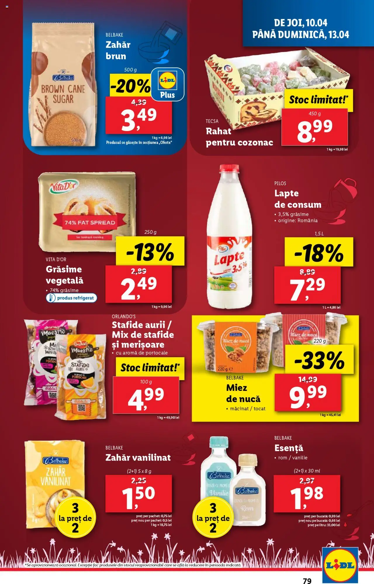 Catalog LIDL 7 - 13 Aprilie 2025 | Pagina 79 | Produse: Lapte, Portocale, Rom, Zahăr