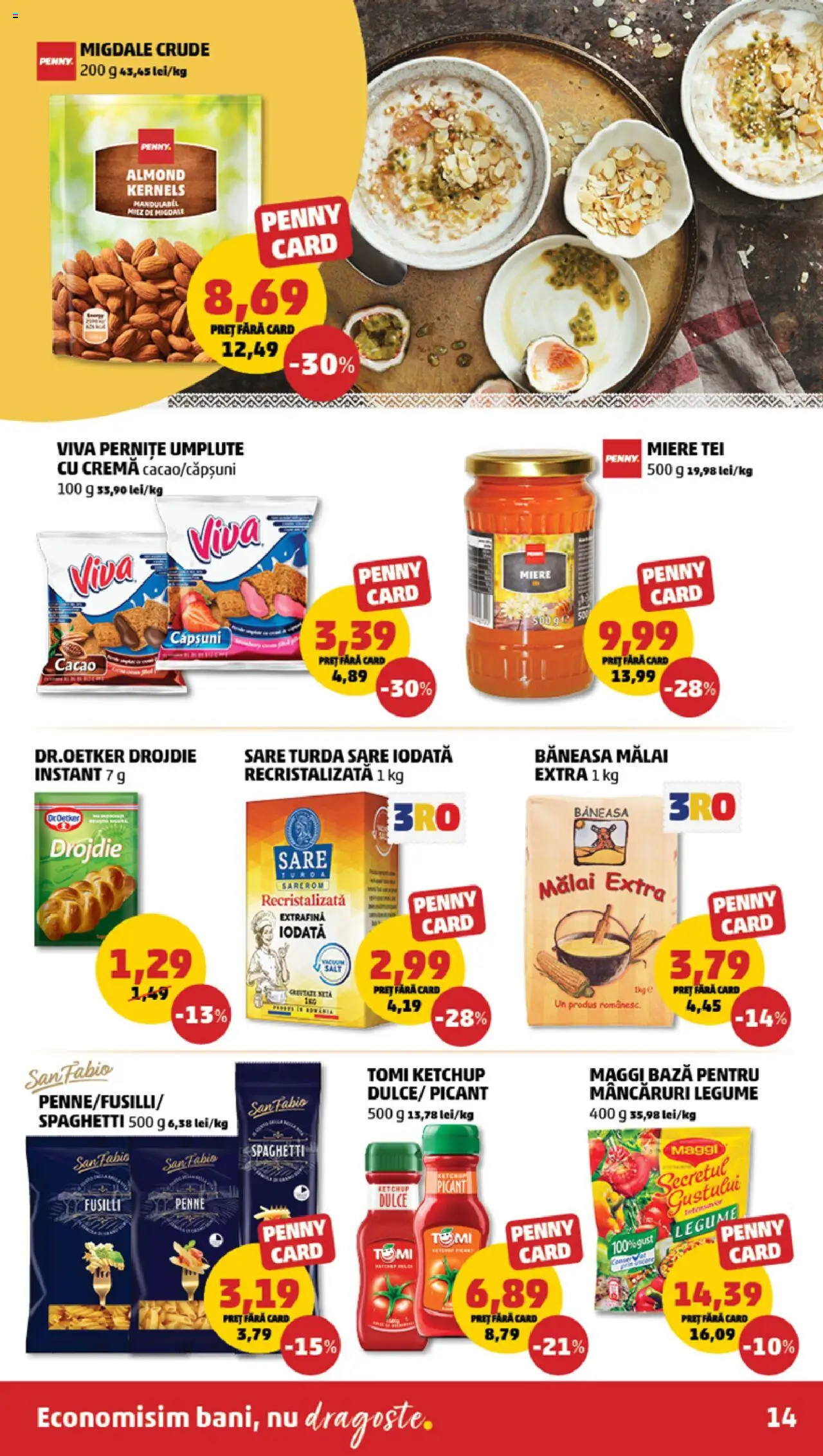 Catalog PENNY Market 2 - 8 Aprilie 2025 | Pagina 14 | Produse: Migdale, Cremă, Mălai, Legume