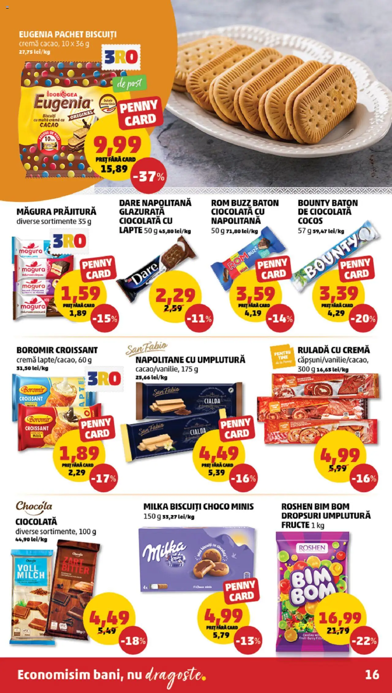 Catalog PENNY Market 2 - 8 Aprilie 2025 | Pagina 16 | Produse: Prăjitură, Lapte, Cremă, Rom
